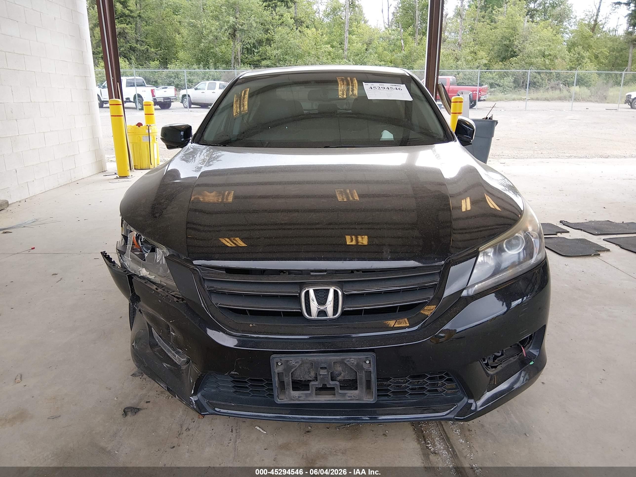 2013 Honda Accord Ex-l Black vin: 1HGCR2F89DA145390