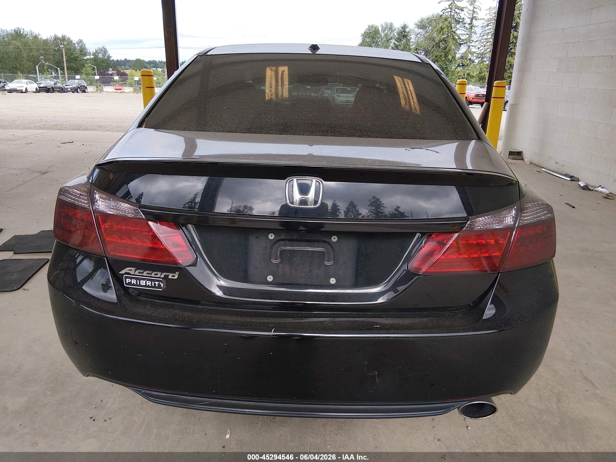 2013 Honda Accord Ex-l Black vin: 1HGCR2F89DA145390