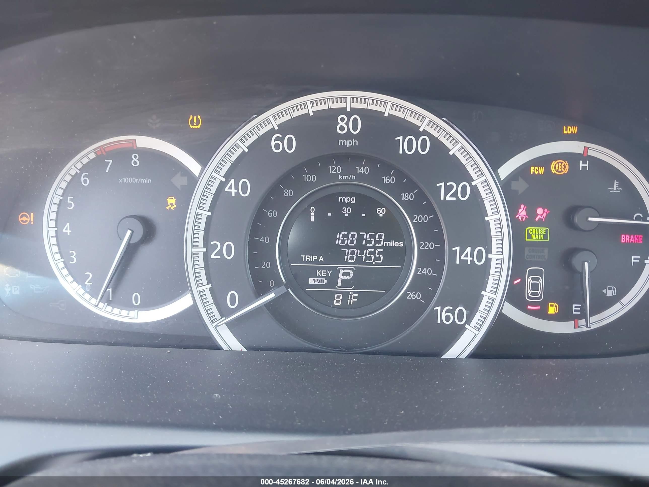 2013 Honda Accord Ex-l Black vin: 1HGCR2F89DA154638