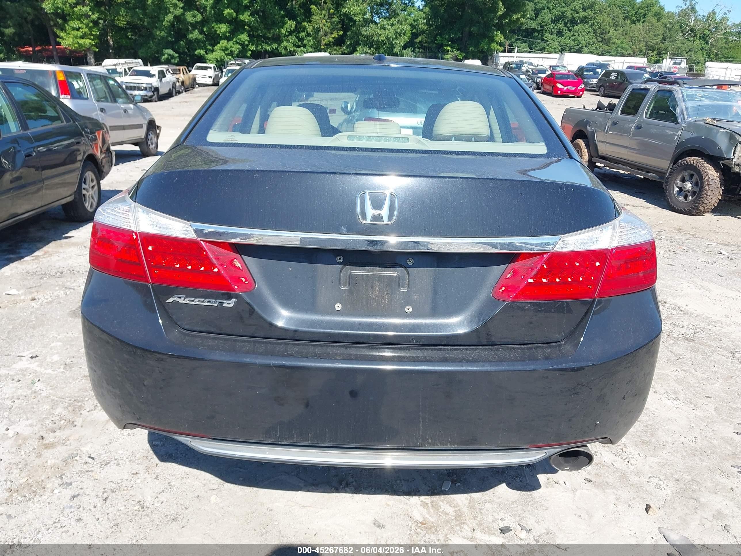 2013 Honda Accord Ex-l Black vin: 1HGCR2F89DA154638