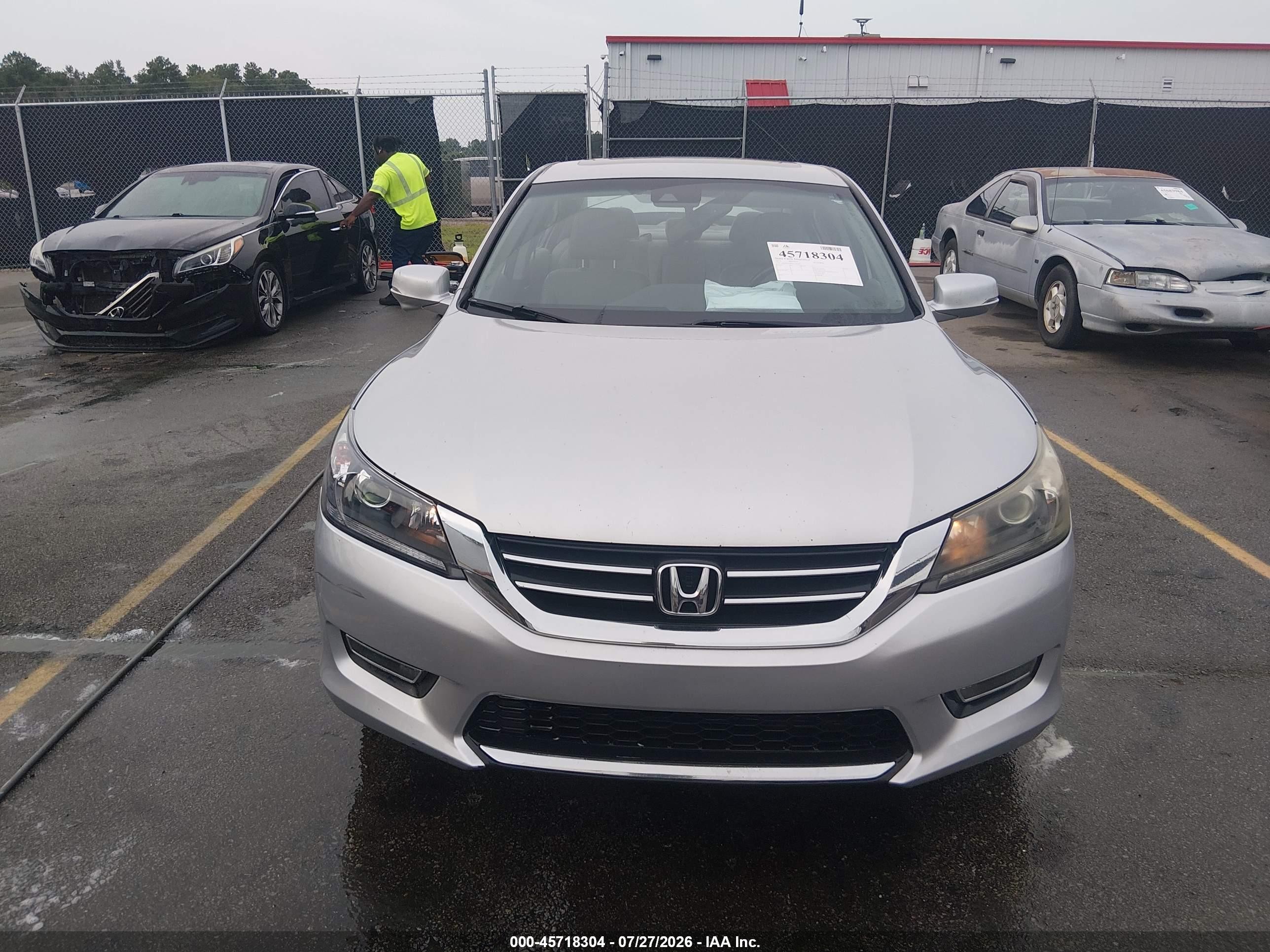 2013 Honda Accord Ex-l Серебряный vin: 1HGCR2F89DA158110