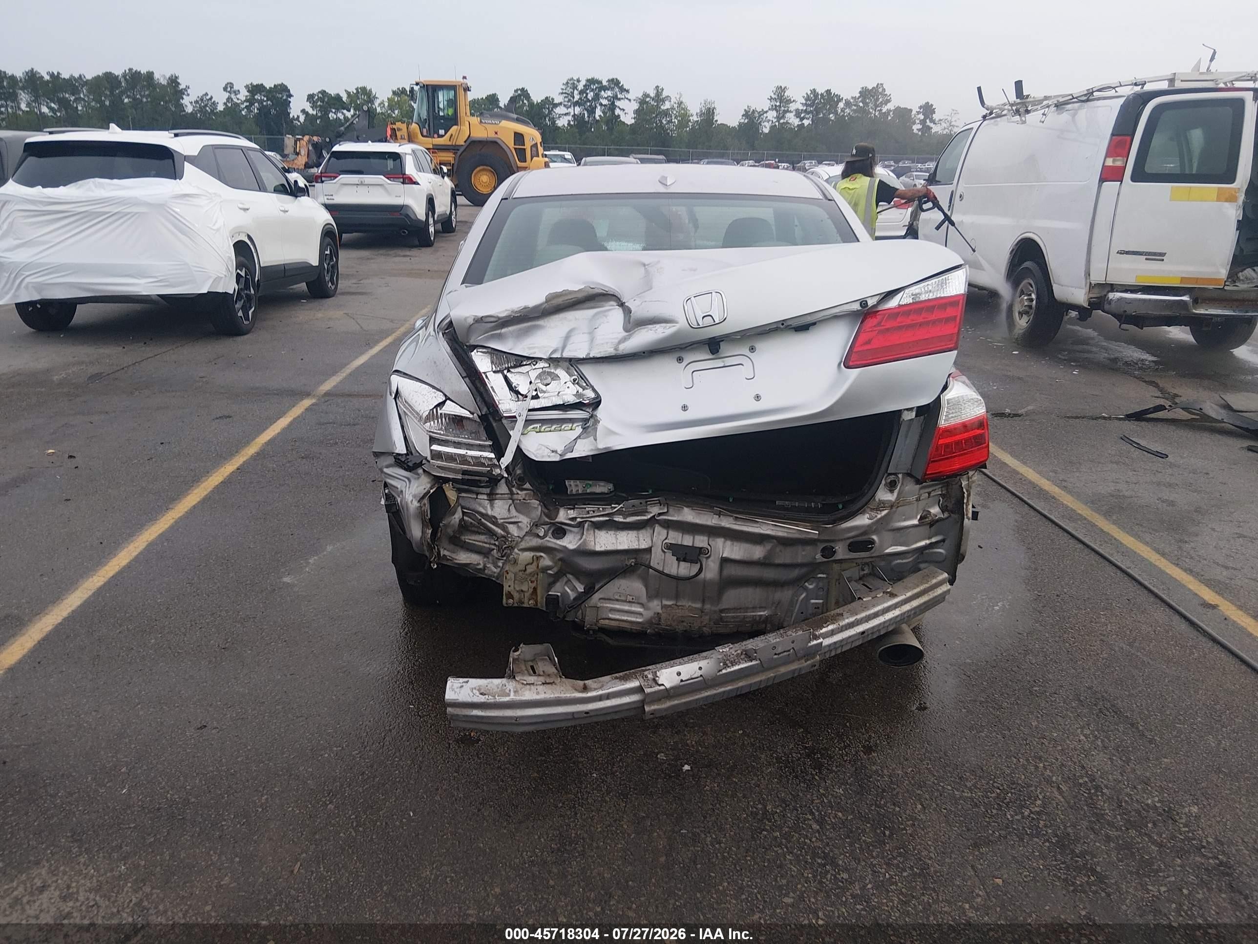 2013 Honda Accord Ex-l Серебряный vin: 1HGCR2F89DA158110