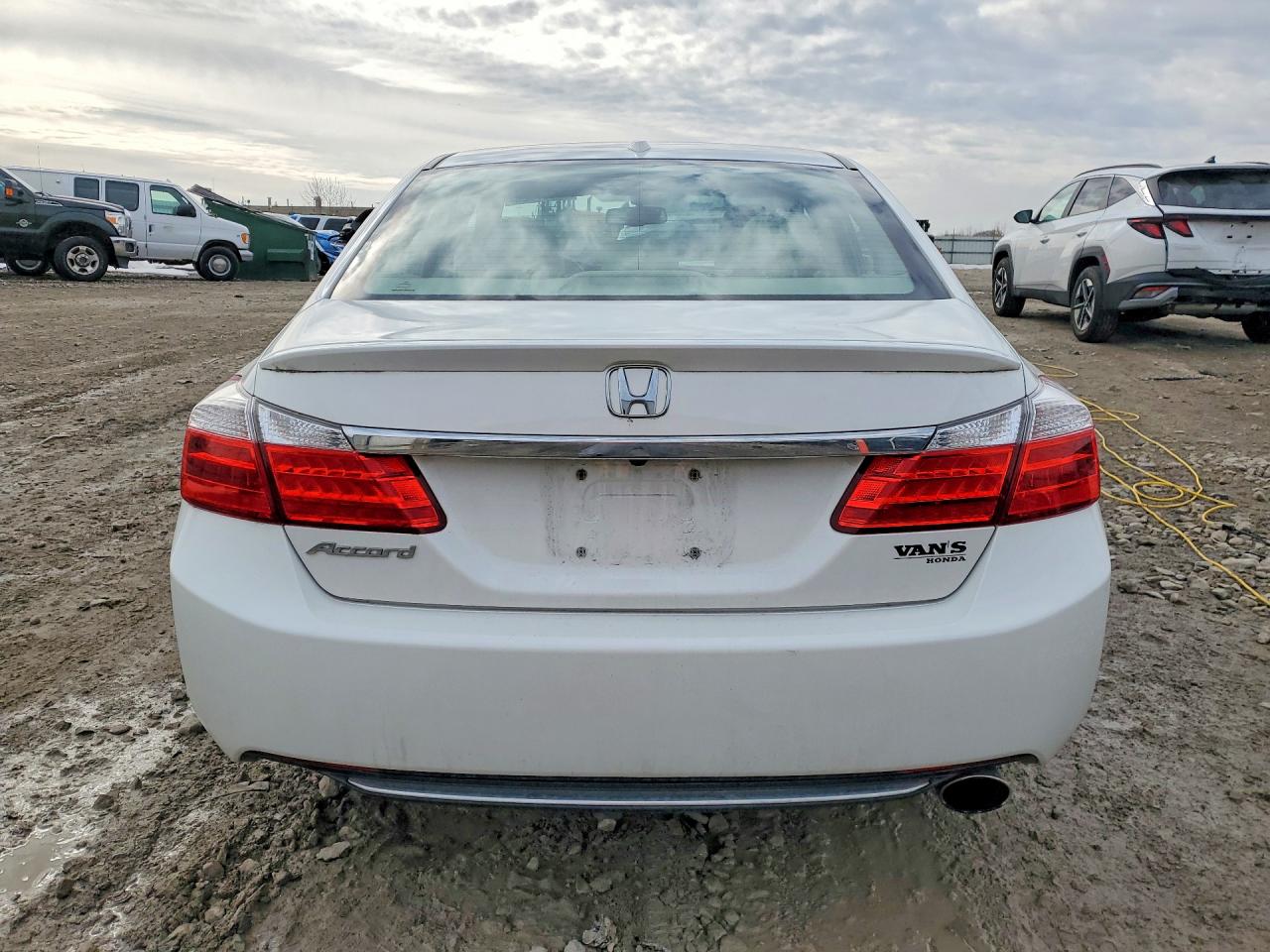2013 Honda Accord Exl White vin: 1HGCR2F89DA165817