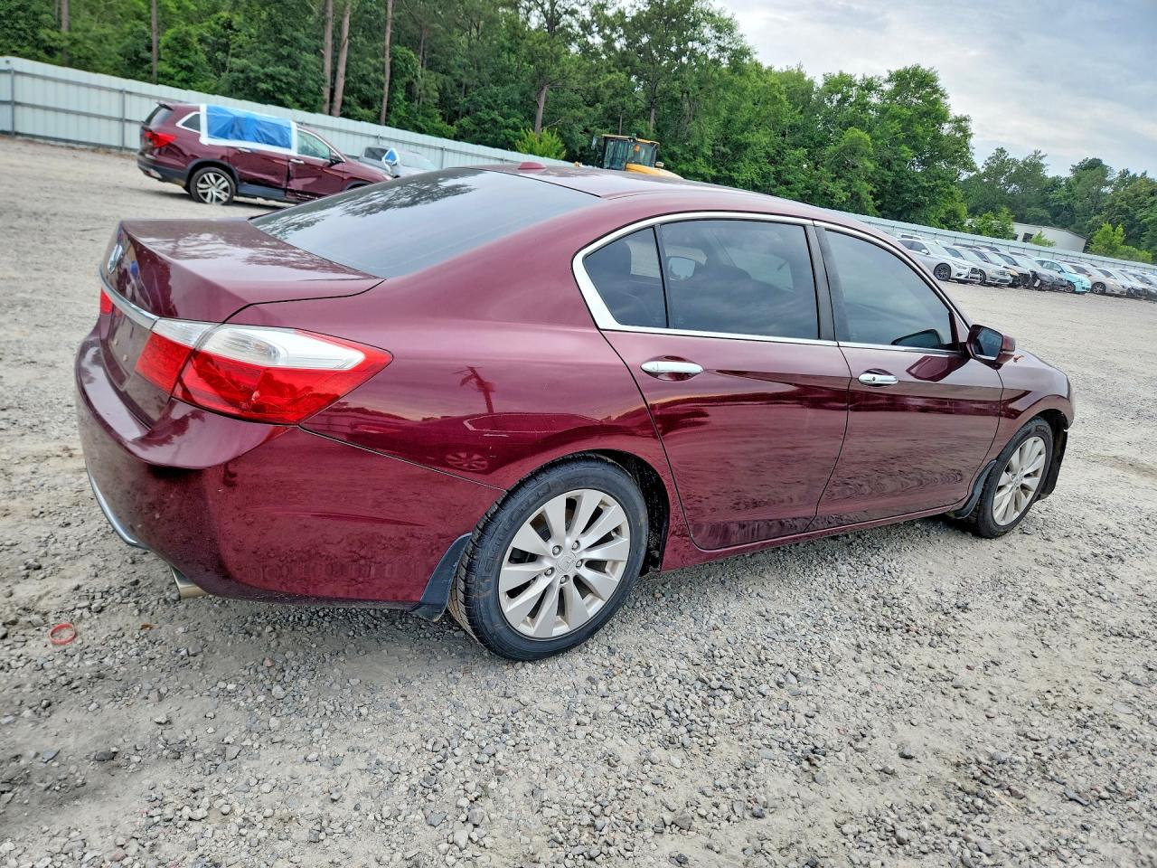 2013 Honda Accord Exl Burgundy vin: 1HGCR2F89DA182391