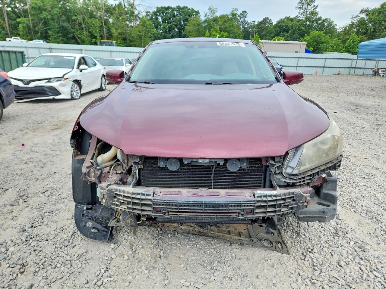 2013 Honda Accord Exl Burgundy vin: 1HGCR2F89DA182391