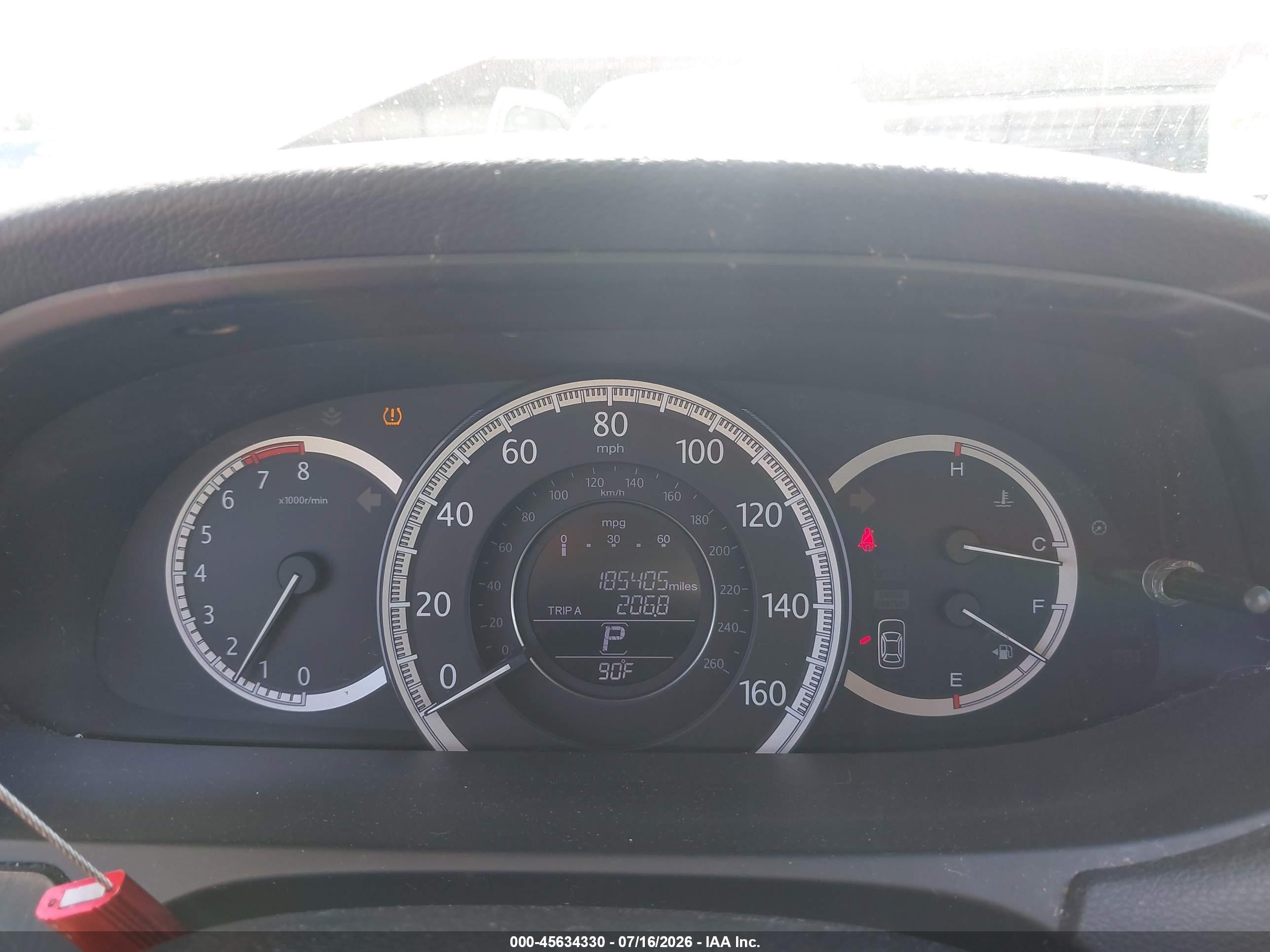2013 Honda Accord Ex-l Tan vin: 1HGCR2F89DA197781