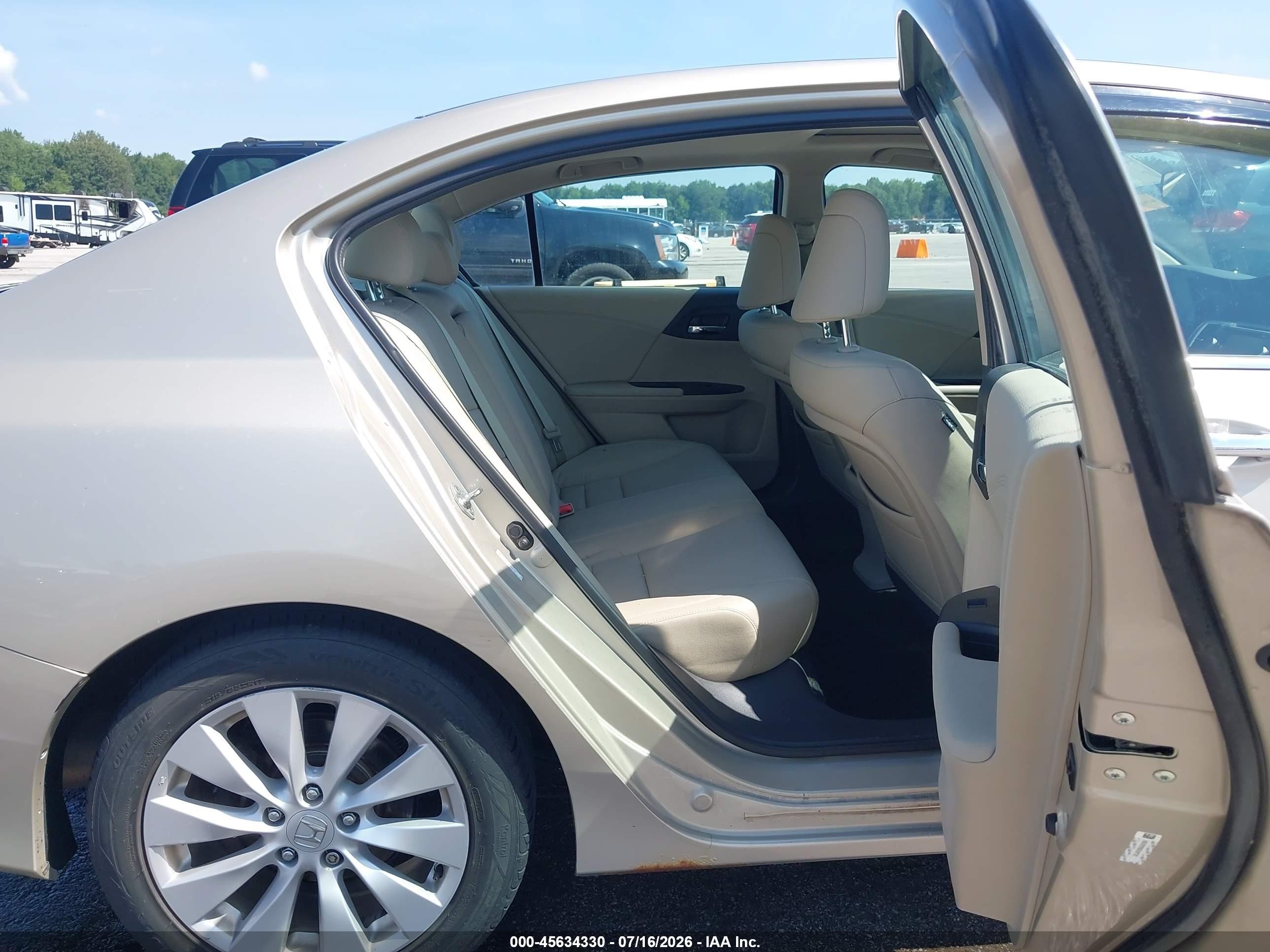 2013 Honda Accord Ex-l Tan vin: 1HGCR2F89DA197781