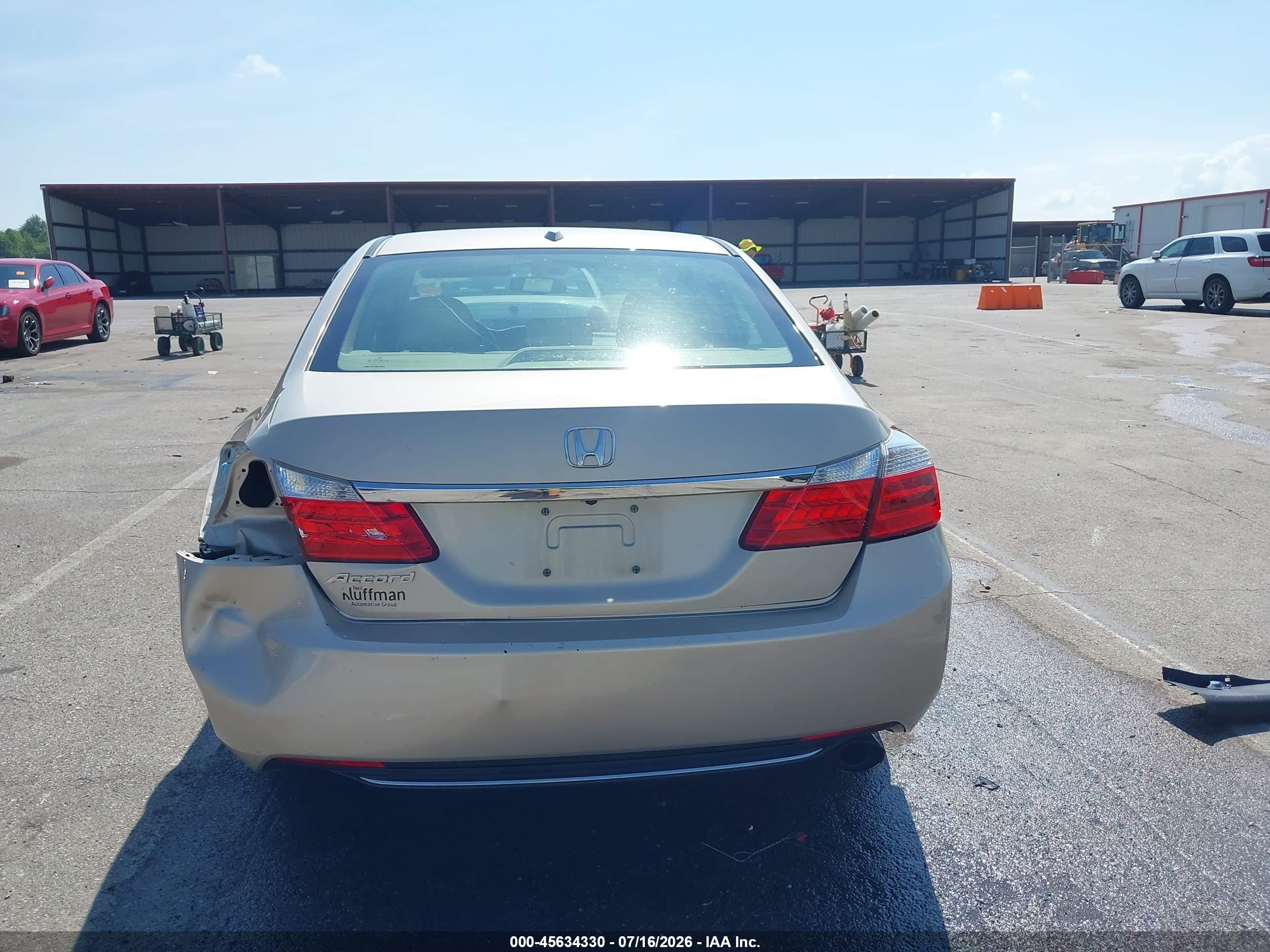 2013 Honda Accord Ex-l Tan vin: 1HGCR2F89DA197781