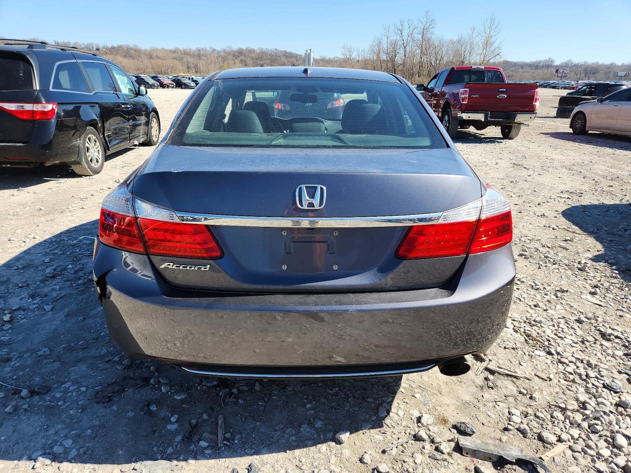 2013 Honda Accord Gray vin: 1HGCR2F89DA207354