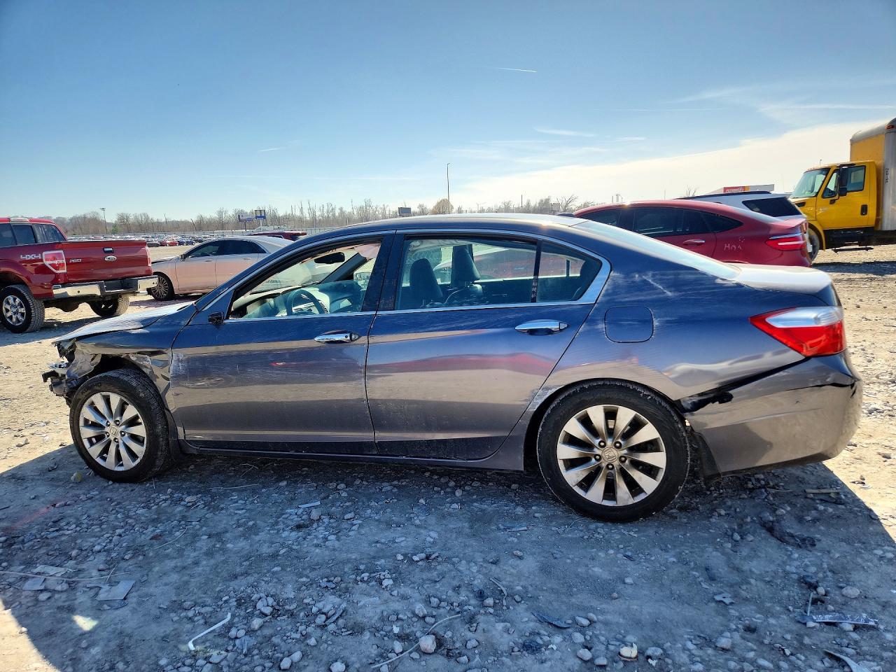 2013 Honda Accord Gray vin: 1HGCR2F89DA207354