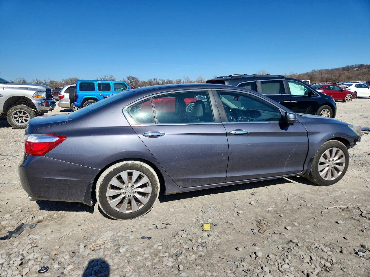 2013 Honda Accord Gray vin: 1HGCR2F89DA207354