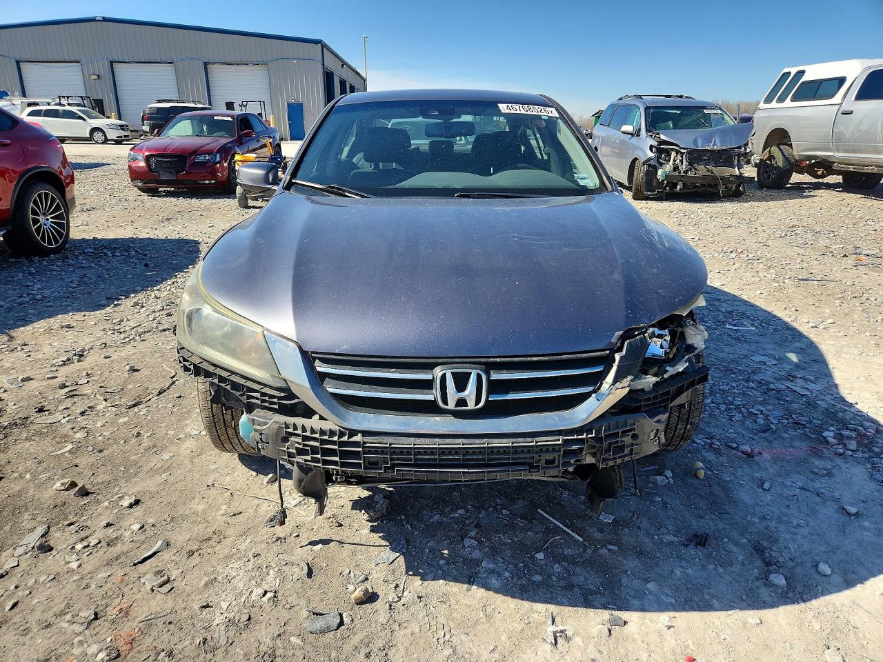 2013 Honda Accord Gray vin: 1HGCR2F89DA207354