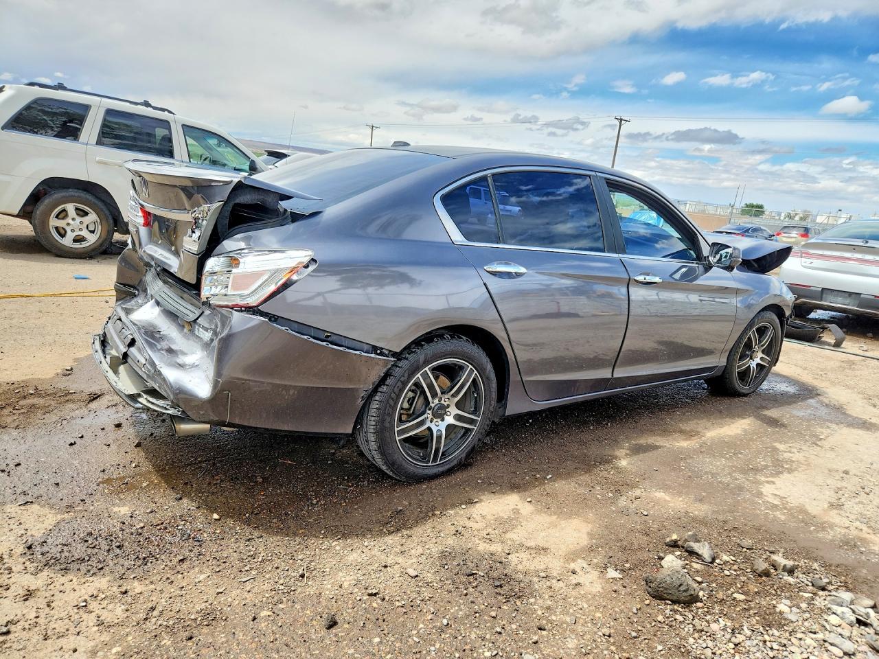 2013 Honda Accord Exl Gray vin: 1HGCR2F89DA222713