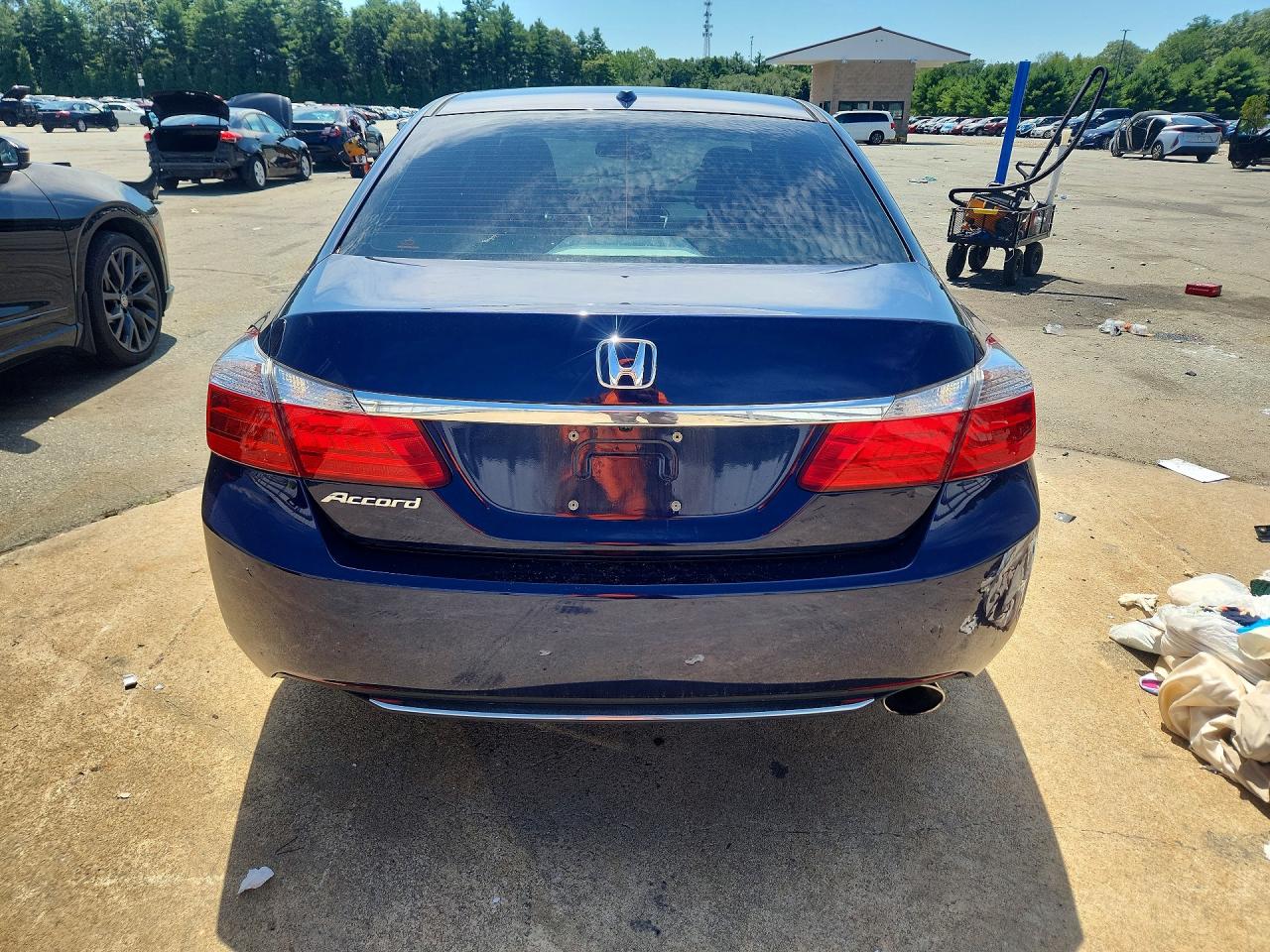 2013 Honda Accord Exl Blue vin: 1HGCR2F89DA237194