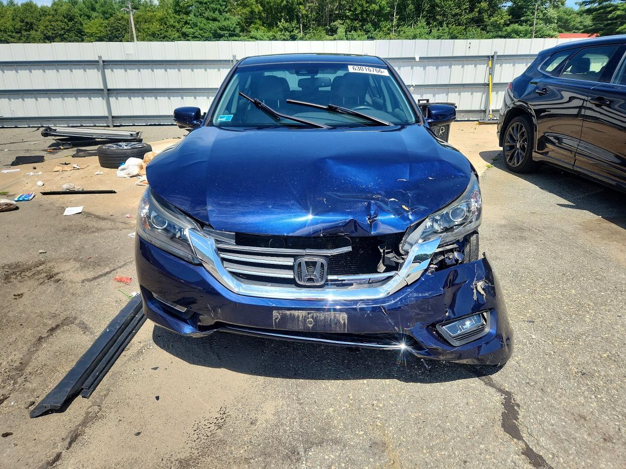 2013 Honda Accord Exl Blue vin: 1HGCR2F89DA237194