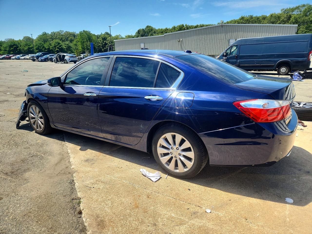 2013 Honda Accord Exl Blue vin: 1HGCR2F89DA237194