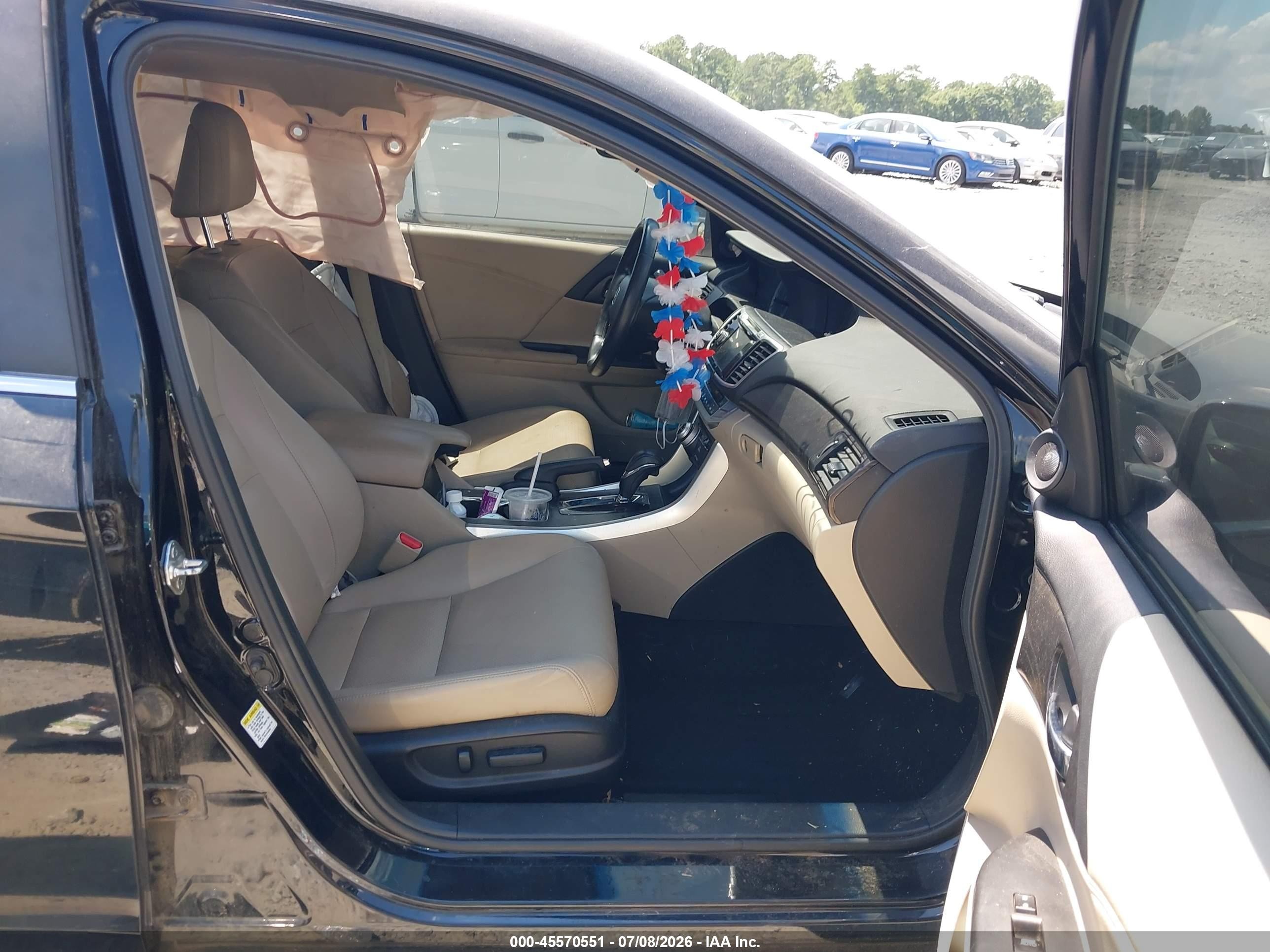 2013 Honda Accord Ex-l Black vin: 1HGCR2F89DA239530