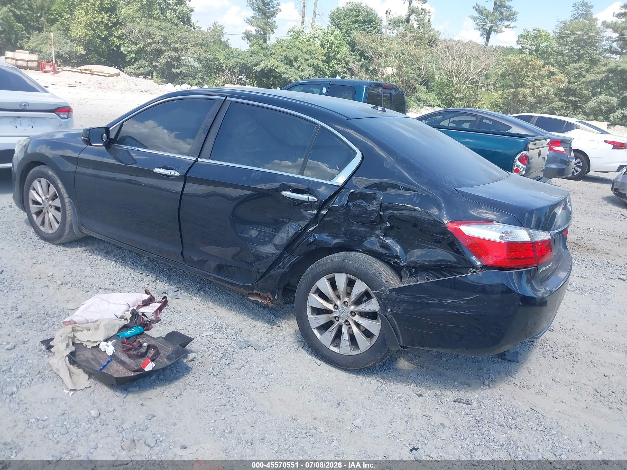 2013 Honda Accord Ex-l Black vin: 1HGCR2F89DA239530