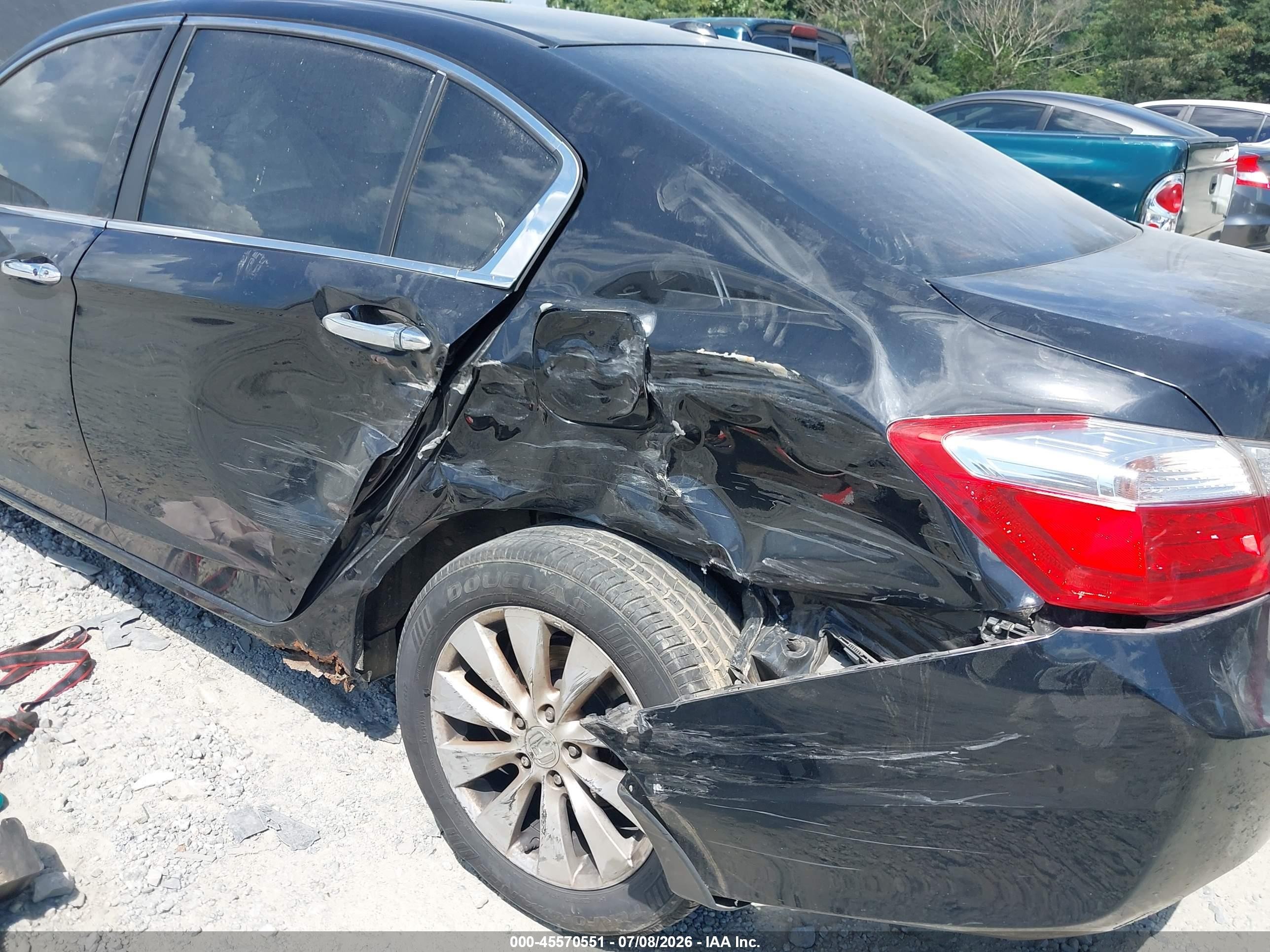 2013 Honda Accord Ex-l Black vin: 1HGCR2F89DA239530