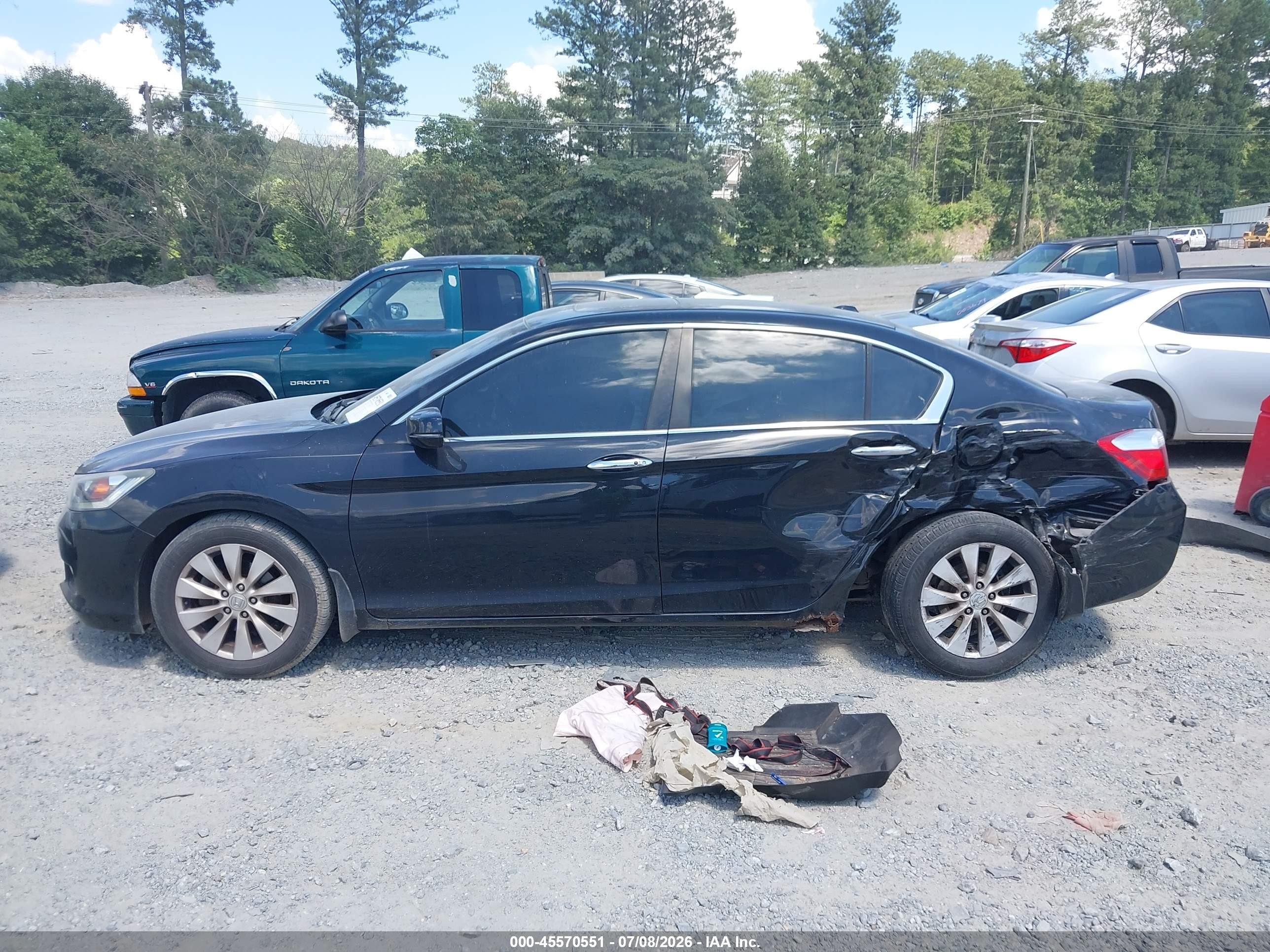 2013 Honda Accord Ex-l Black vin: 1HGCR2F89DA239530