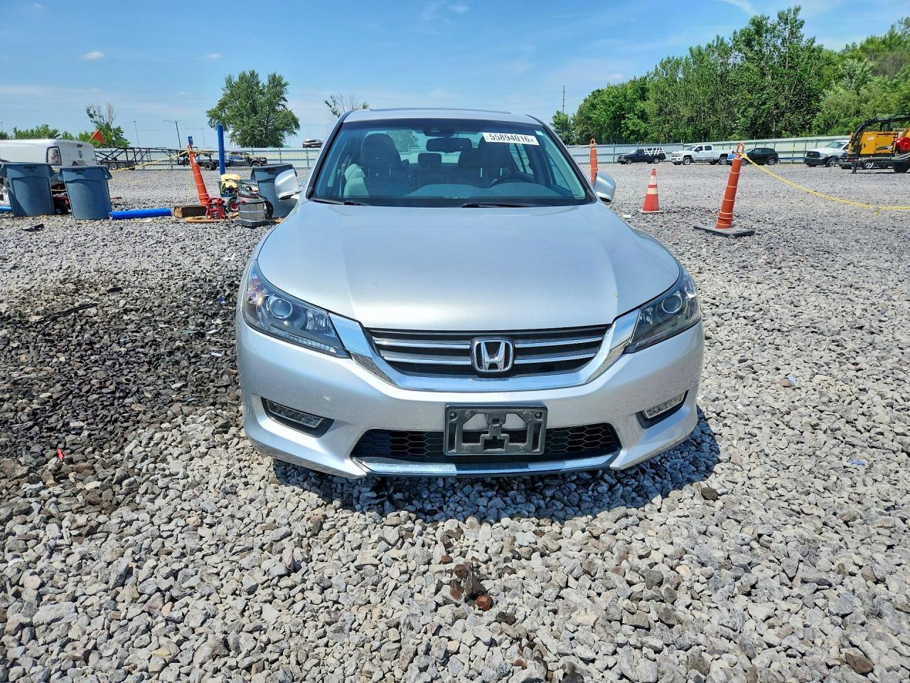 2013 Honda Accord Exl Silver vin: 1HGCR2F89DA240791
