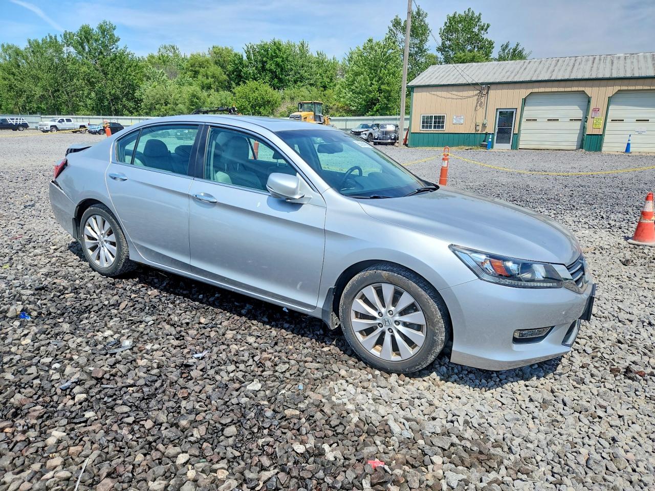 2013 Honda Accord Exl Silver vin: 1HGCR2F89DA240791