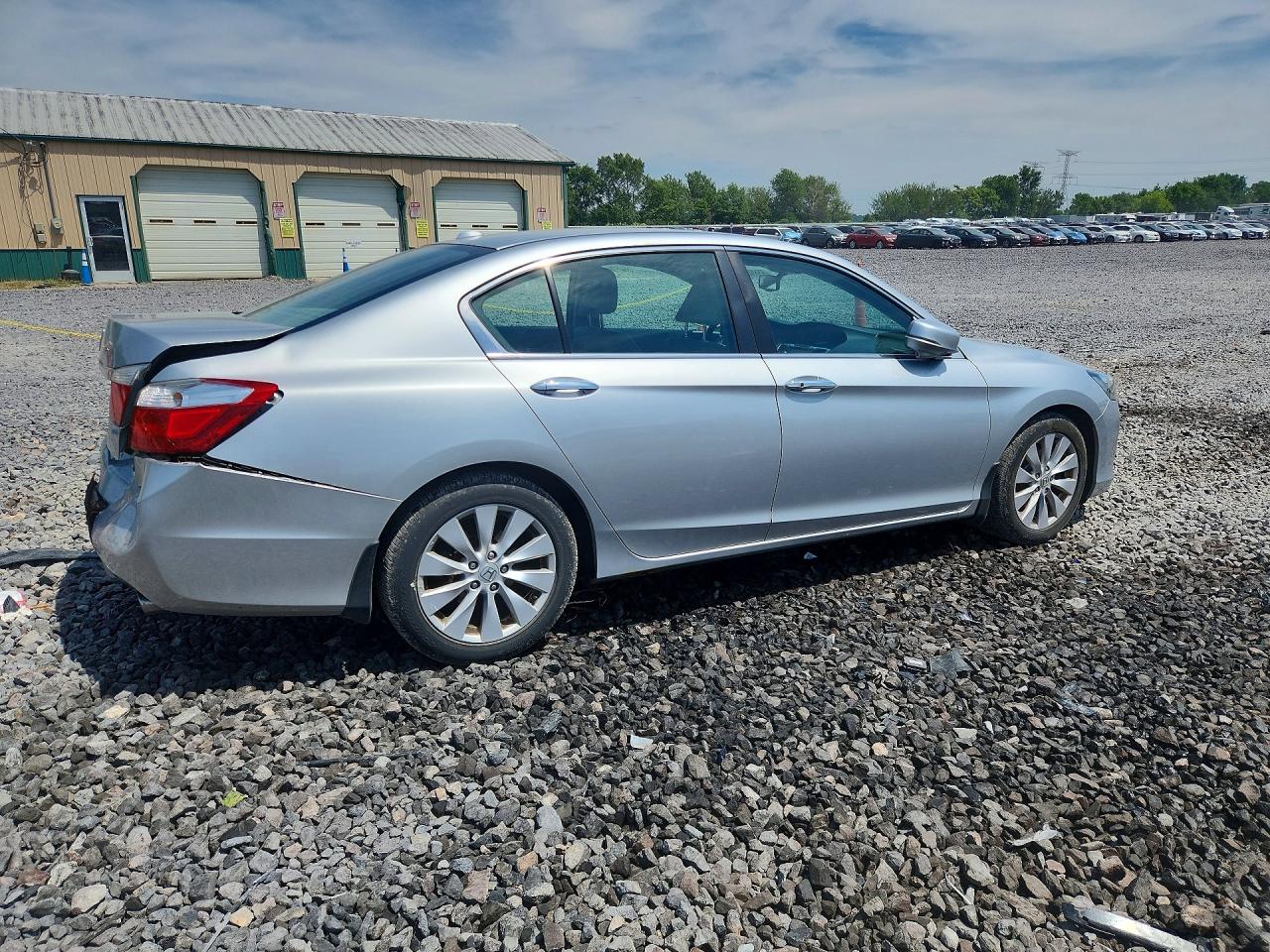 2013 Honda Accord Exl Silver vin: 1HGCR2F89DA240791