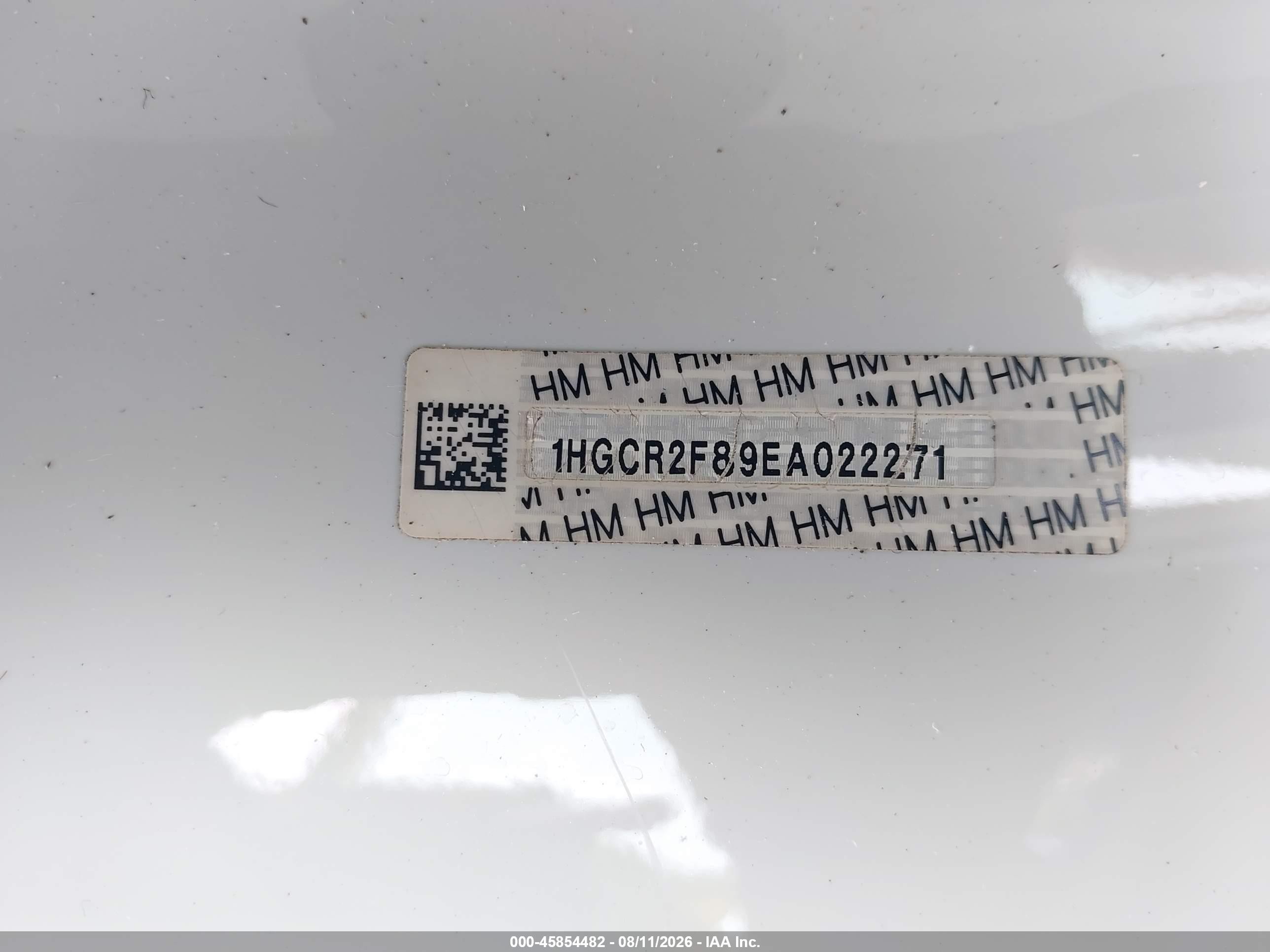 2014 Honda Accord Ex-l White vin: 1HGCR2F89EA022271
