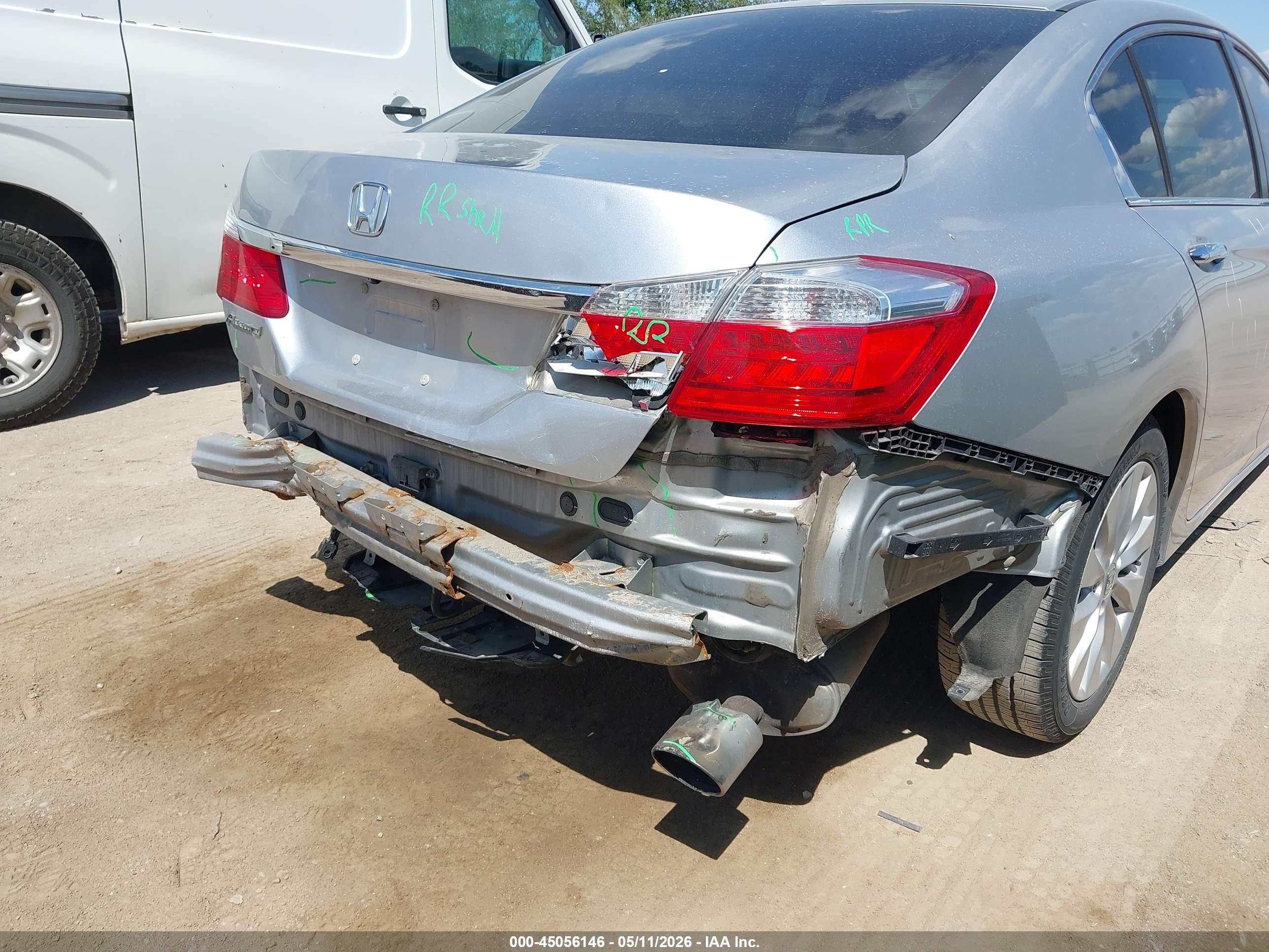 2014 Honda Accord Ex-l Silver vin: 1HGCR2F89EA074001