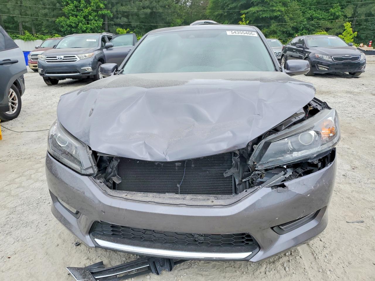2014 Honda Accord Exl Серый vin: 1HGCR2F89EA111063