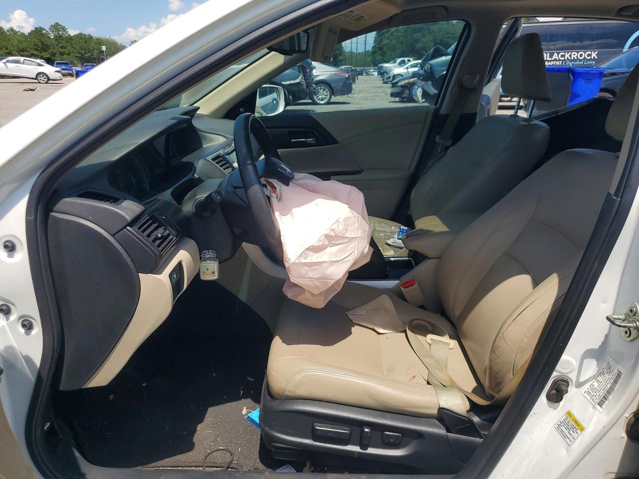 2014 Honda Accord Exl White vin: 1HGCR2F89EA169075