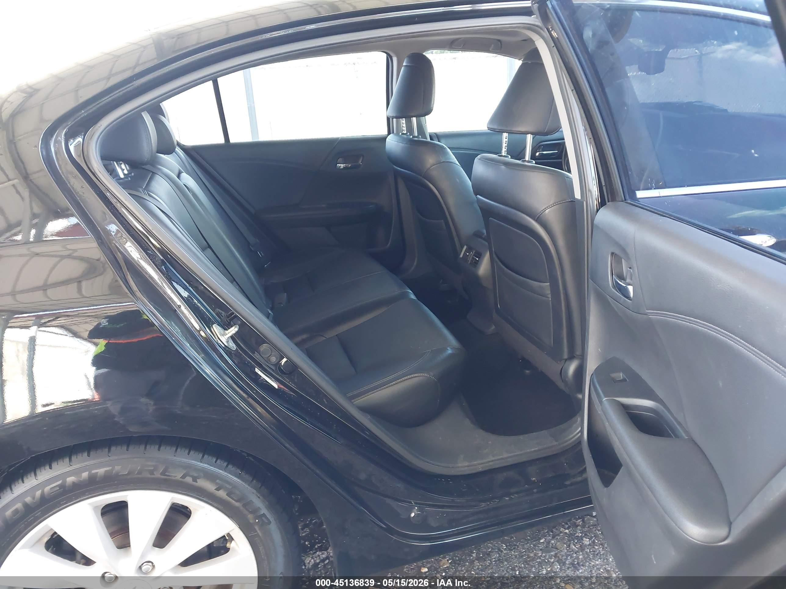 2014 Honda Accord Ex-l Black vin: 1HGCR2F89EA186426