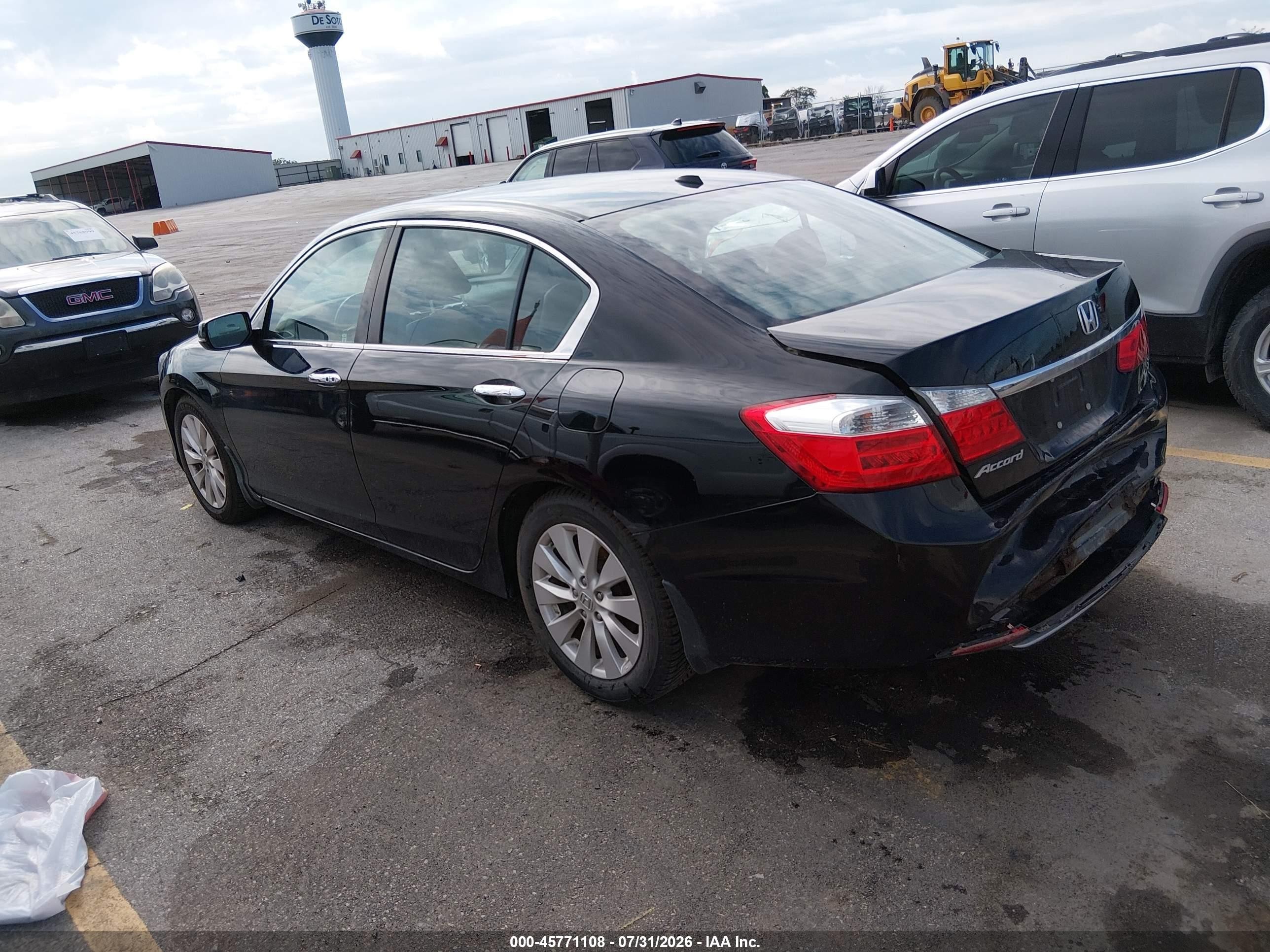 2014 Honda Accord Ex-l Черный vin: 1HGCR2F89EA213933