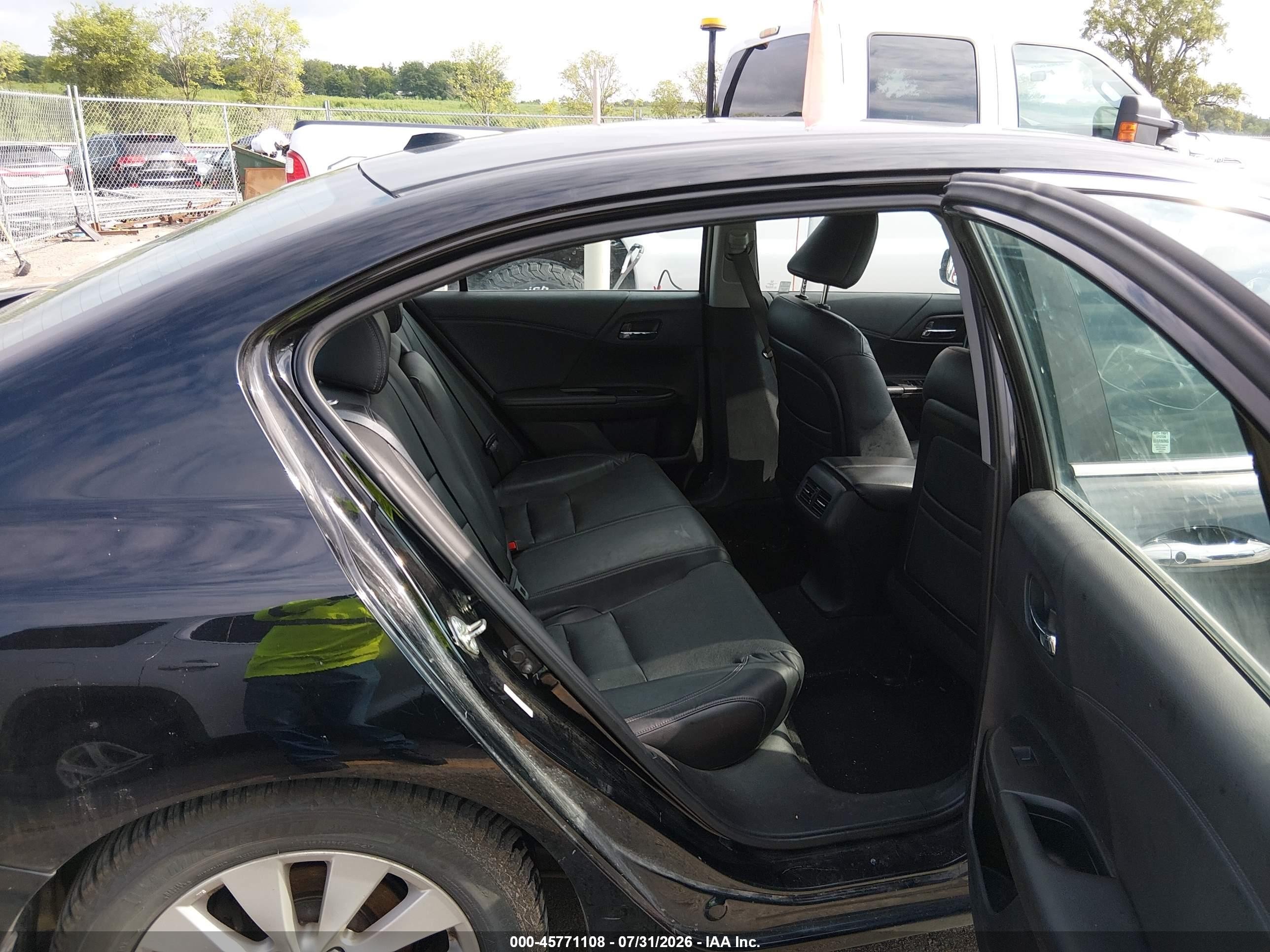 2014 Honda Accord Ex-l Черный vin: 1HGCR2F89EA213933