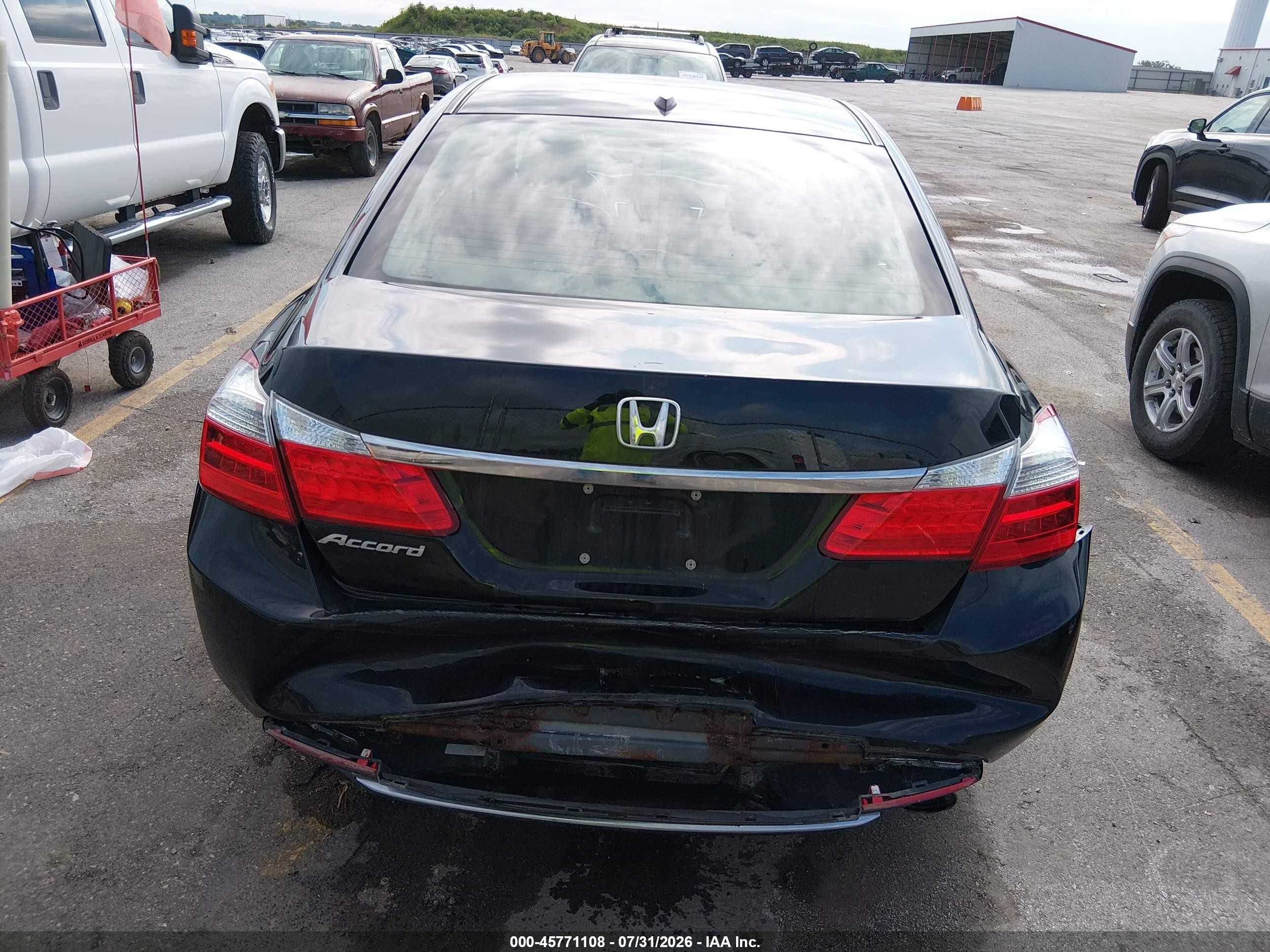 2014 Honda Accord Ex-l Черный vin: 1HGCR2F89EA213933