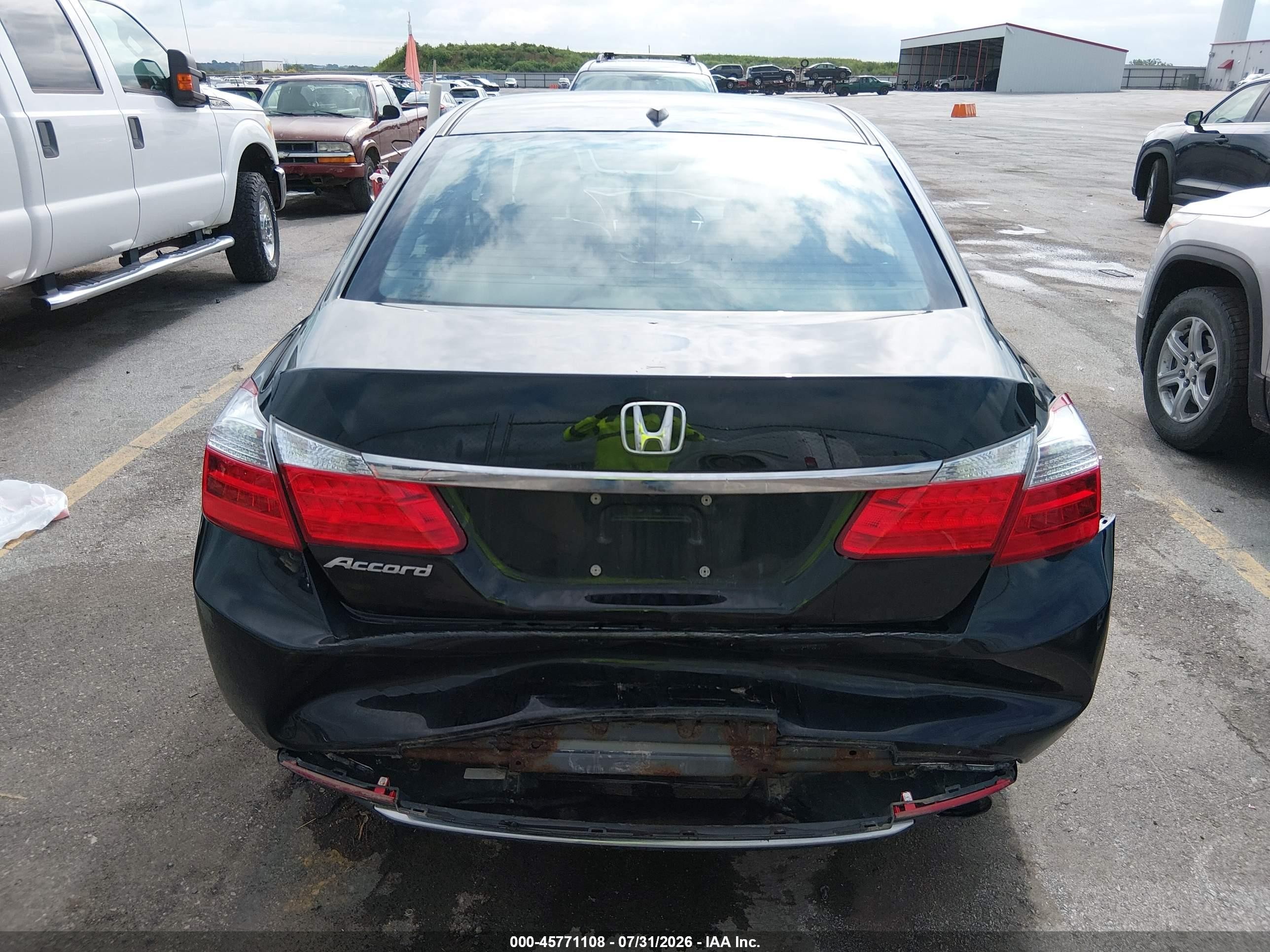2014 Honda Accord Ex-l Черный vin: 1HGCR2F89EA213933