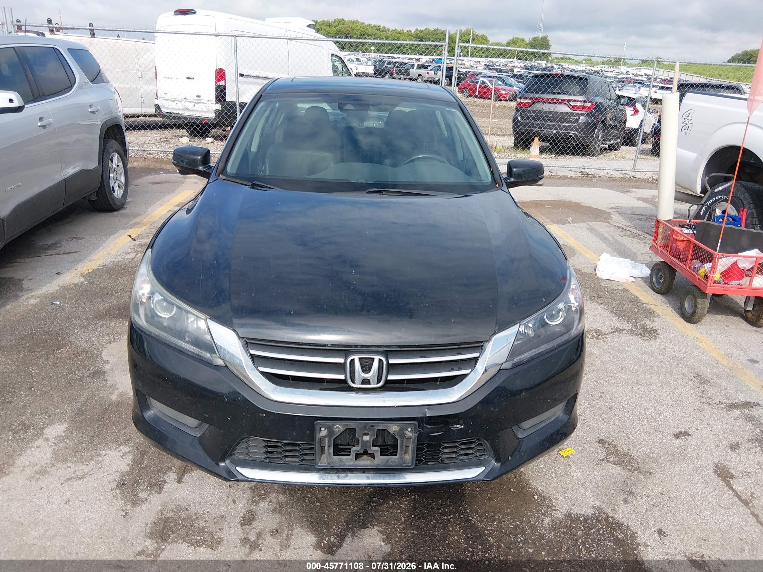 2014 Honda Accord Ex-l Черный vin: 1HGCR2F89EA213933
