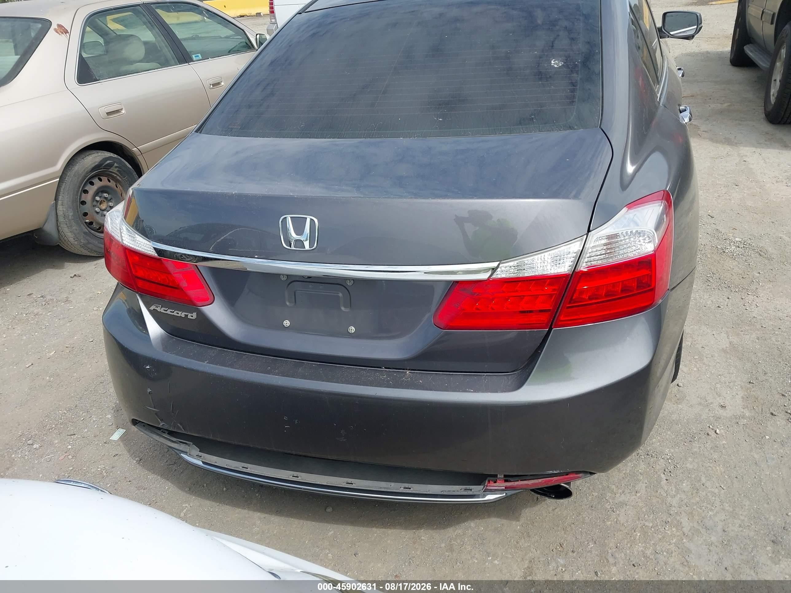 2014 Honda Accord Ex-l Серый vin: 1HGCR2F89EA305690