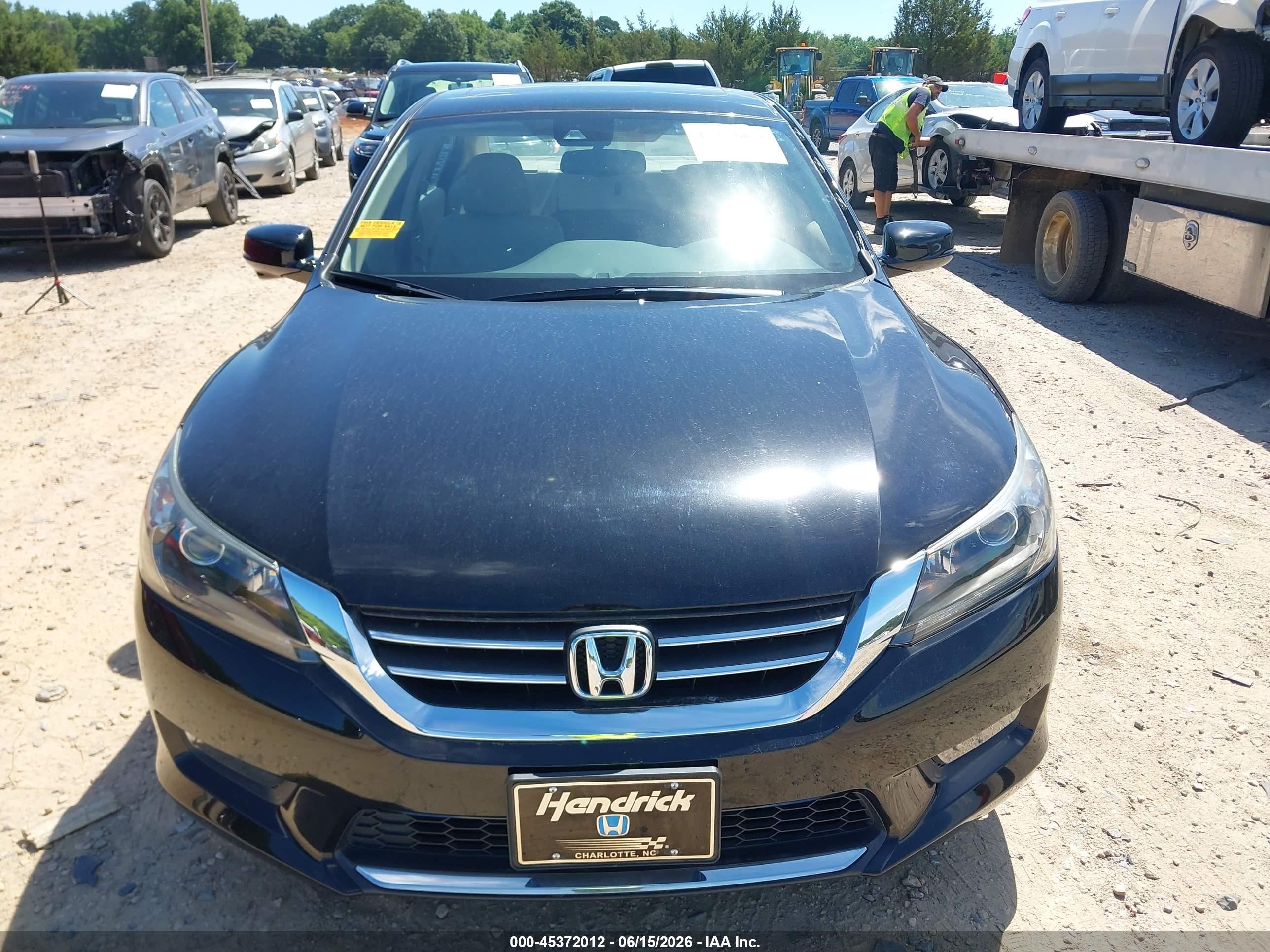 2015 Honda Accord Ex-l Black vin: 1HGCR2F89FA009540