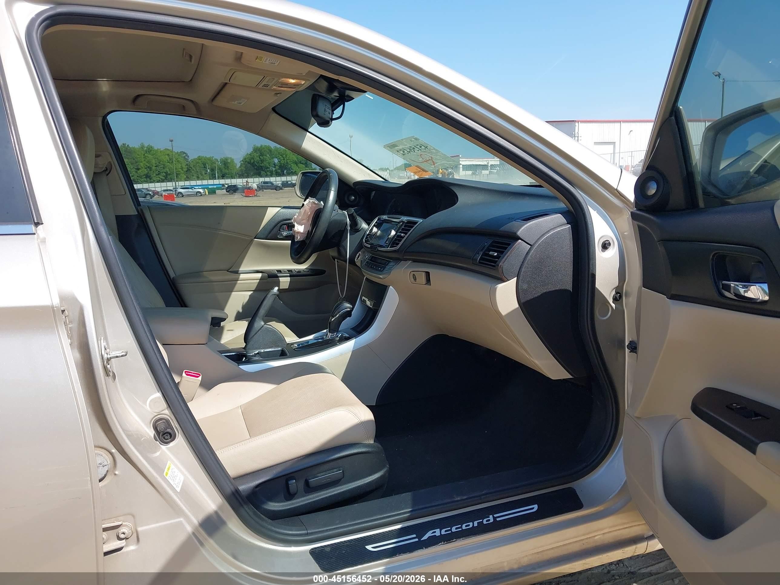 2015 Honda Accord Ex-l Золотой vin: 1HGCR2F89FA016598