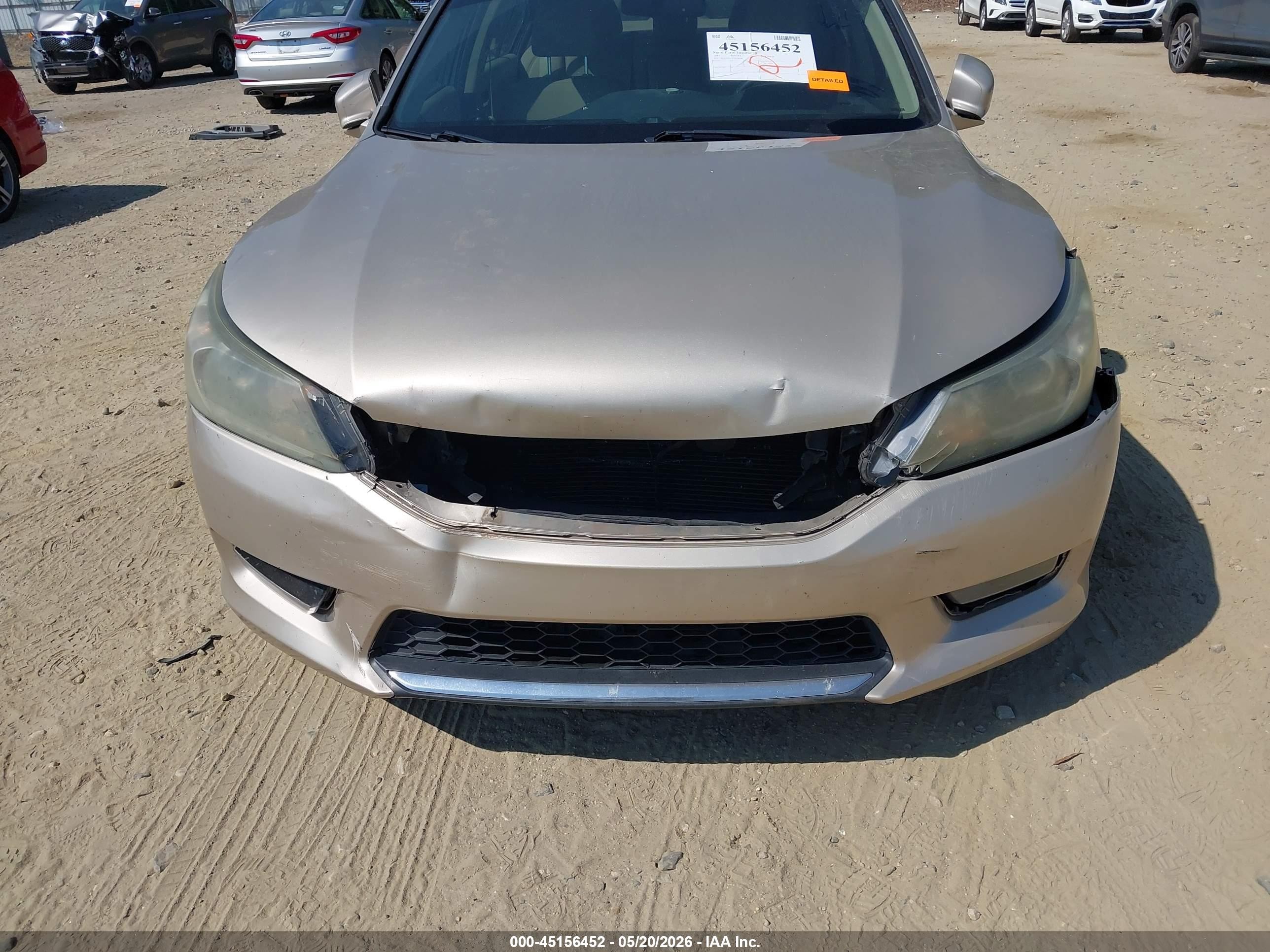 2015 Honda Accord Ex-l Золотой vin: 1HGCR2F89FA016598