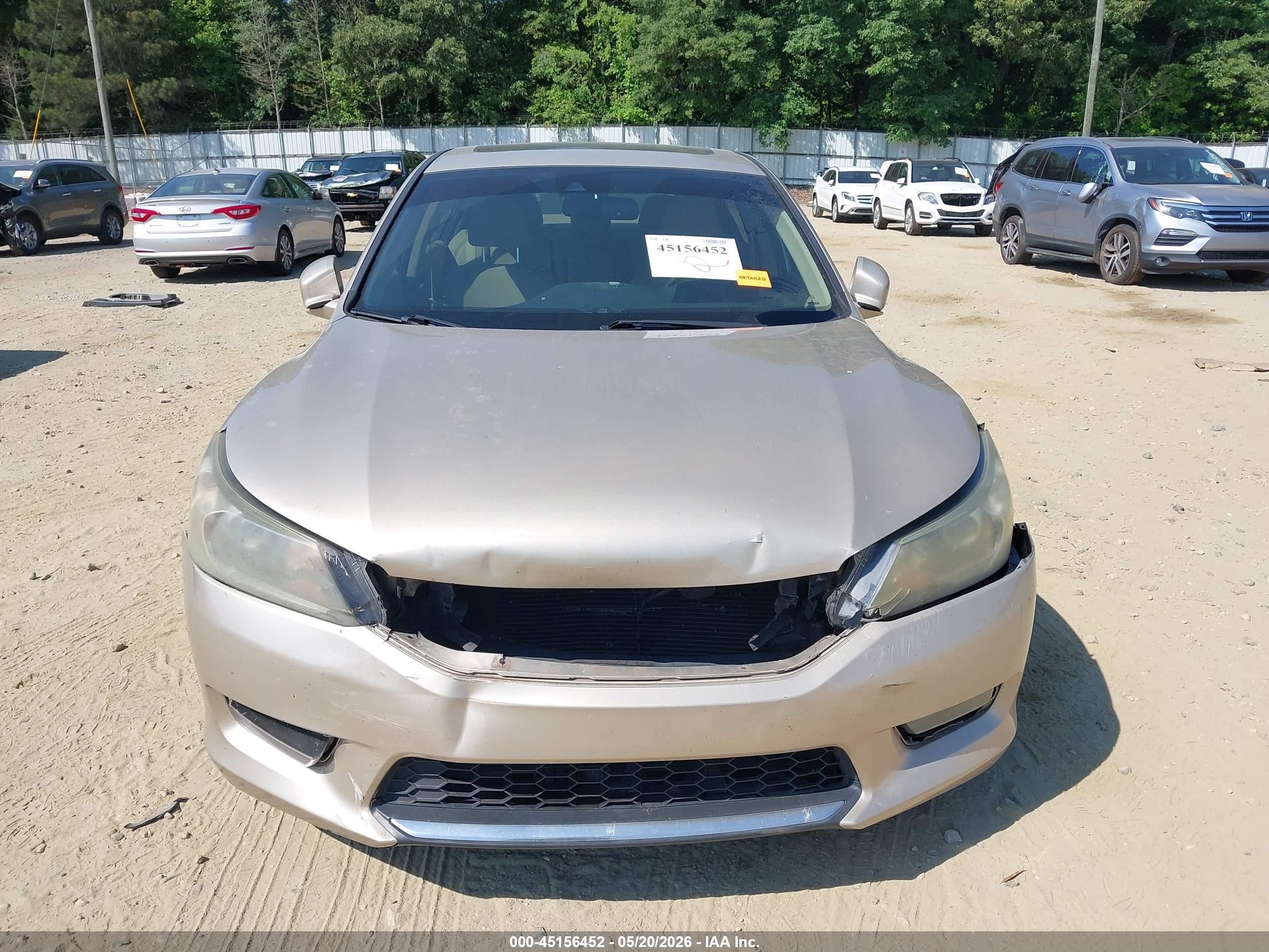 2015 Honda Accord Ex-l Золотой vin: 1HGCR2F89FA016598