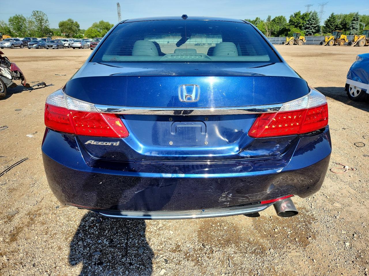 2015 Honda Accord Exl Blue vin: 1HGCR2F89FA042053