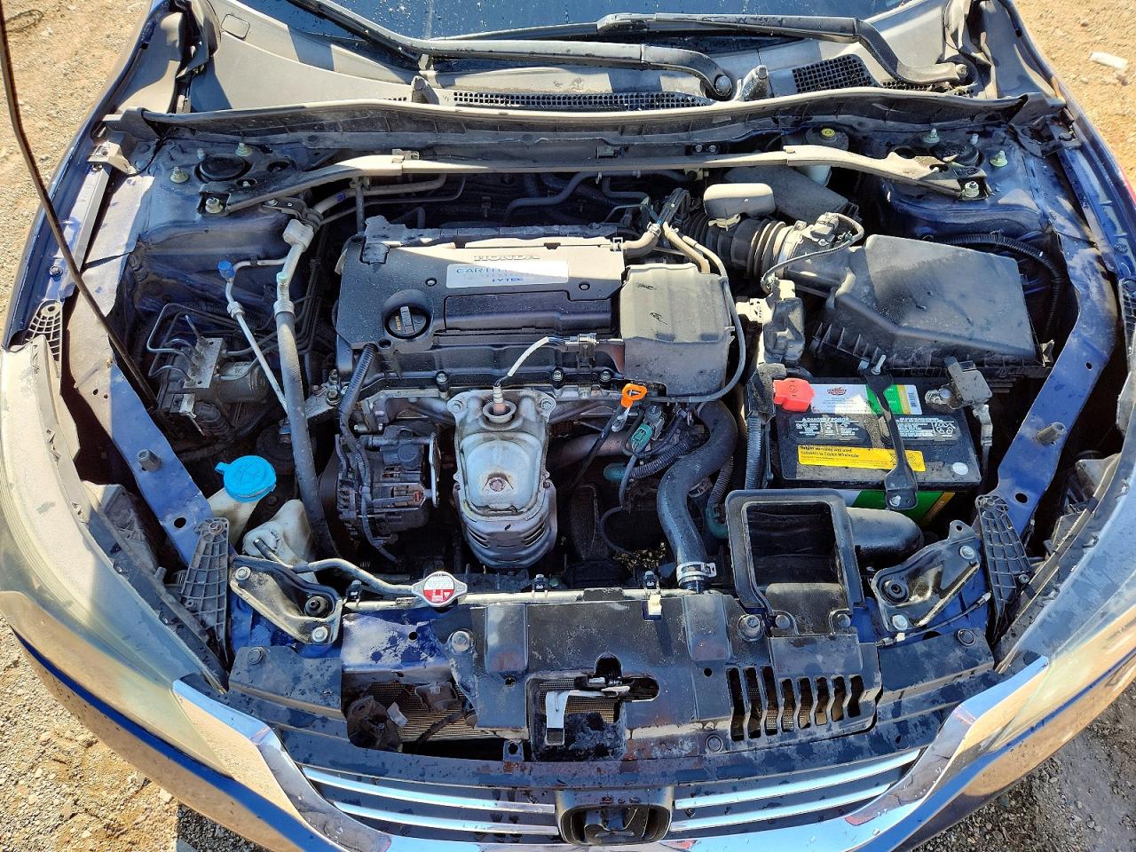 2015 Honda Accord Exl Blue vin: 1HGCR2F89FA042053