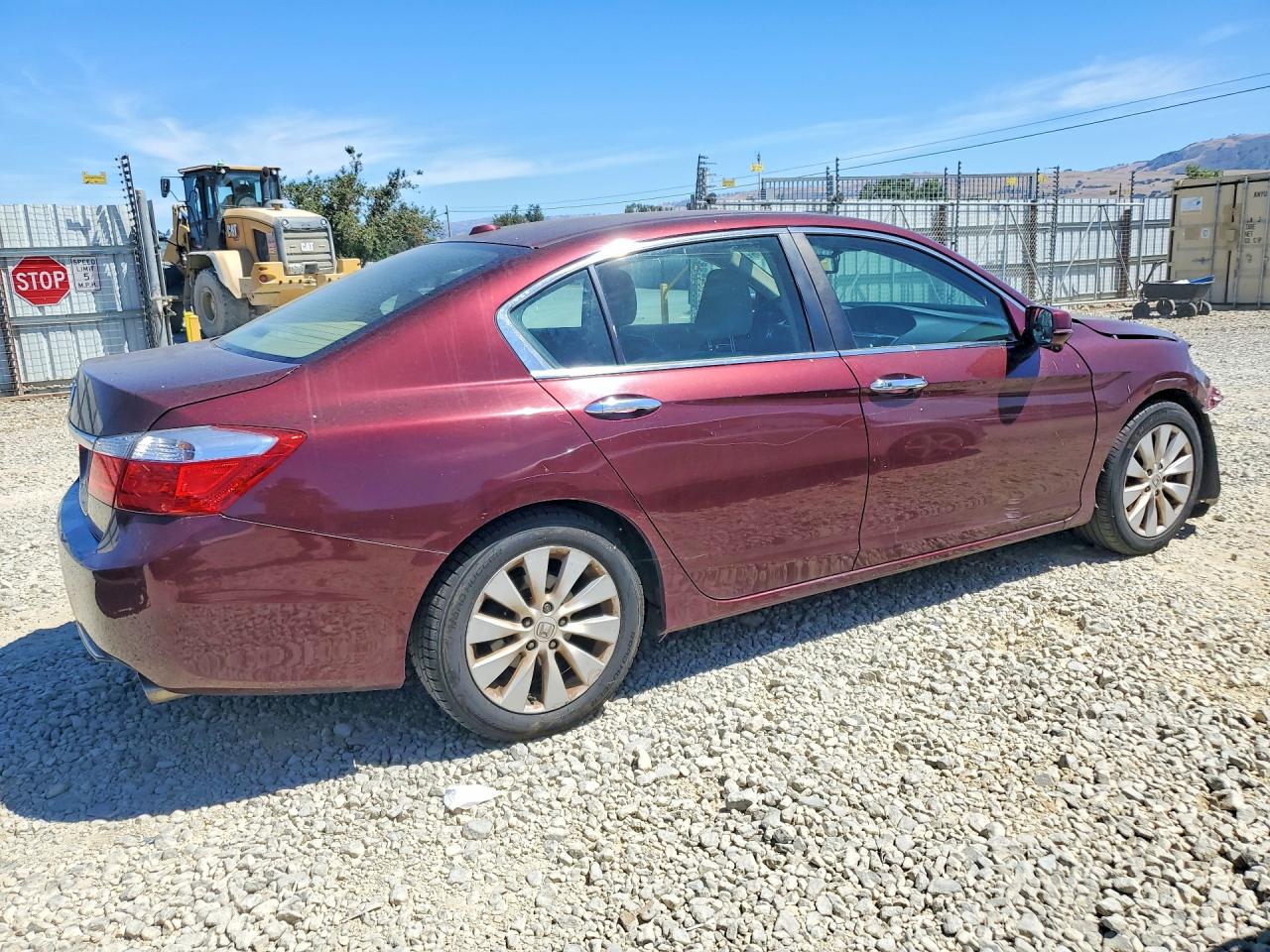 2015 Honda Accord Exl Burgundy vin: 1HGCR2F89FA052095