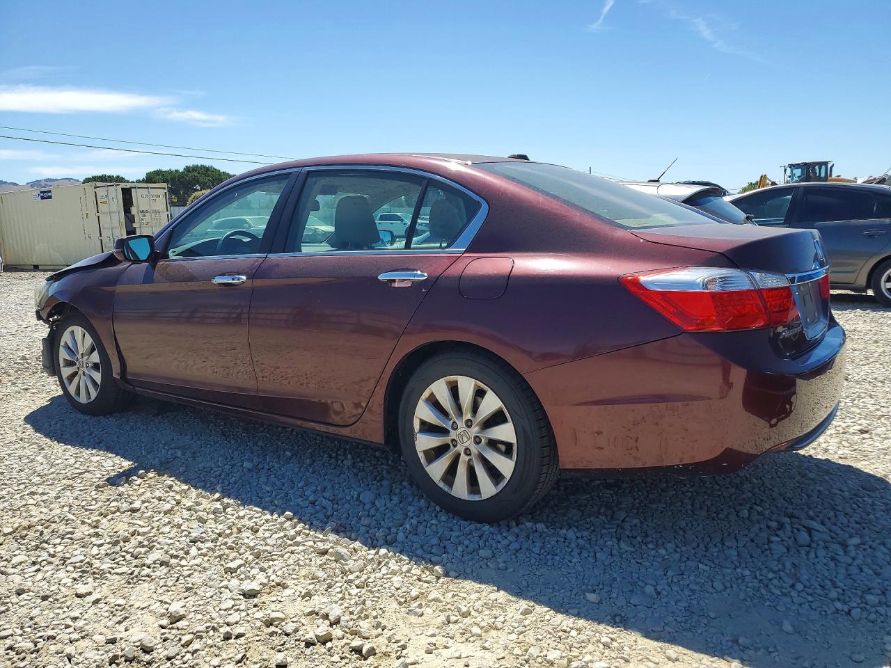 2015 Honda Accord Exl Burgundy vin: 1HGCR2F89FA052095