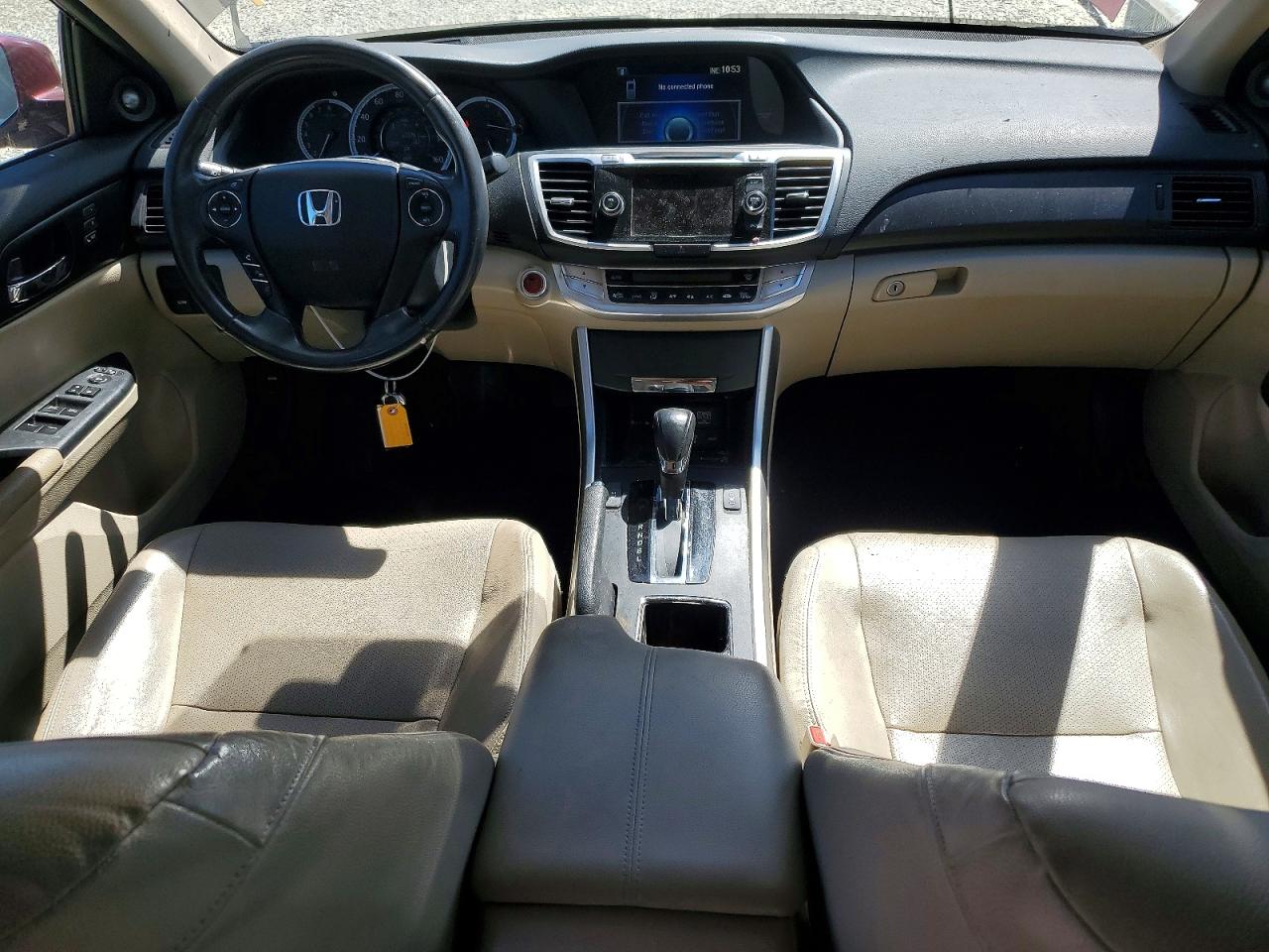 2015 Honda Accord Exl Burgundy vin: 1HGCR2F89FA052095