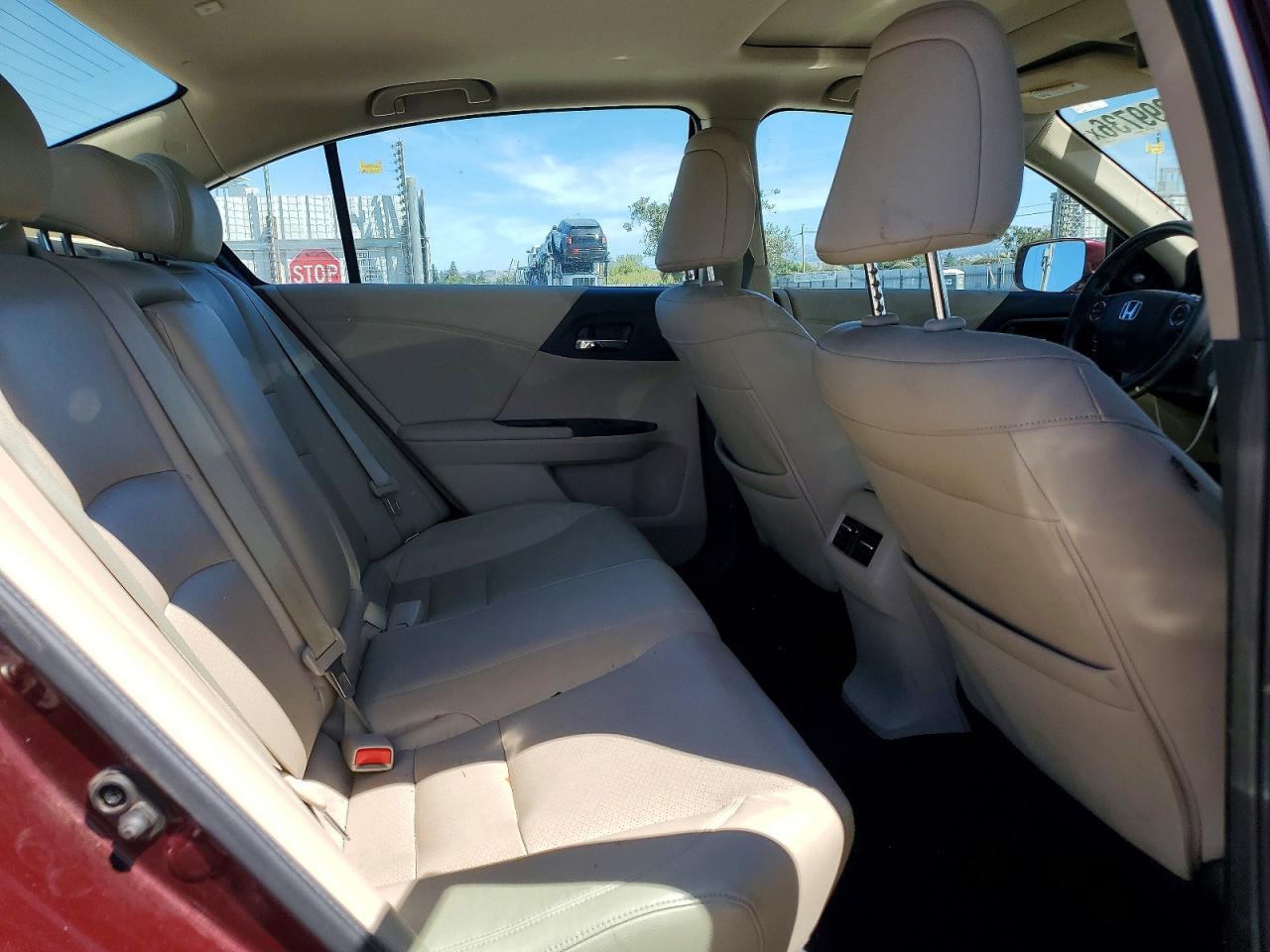 2015 Honda Accord Exl Burgundy vin: 1HGCR2F89FA052095