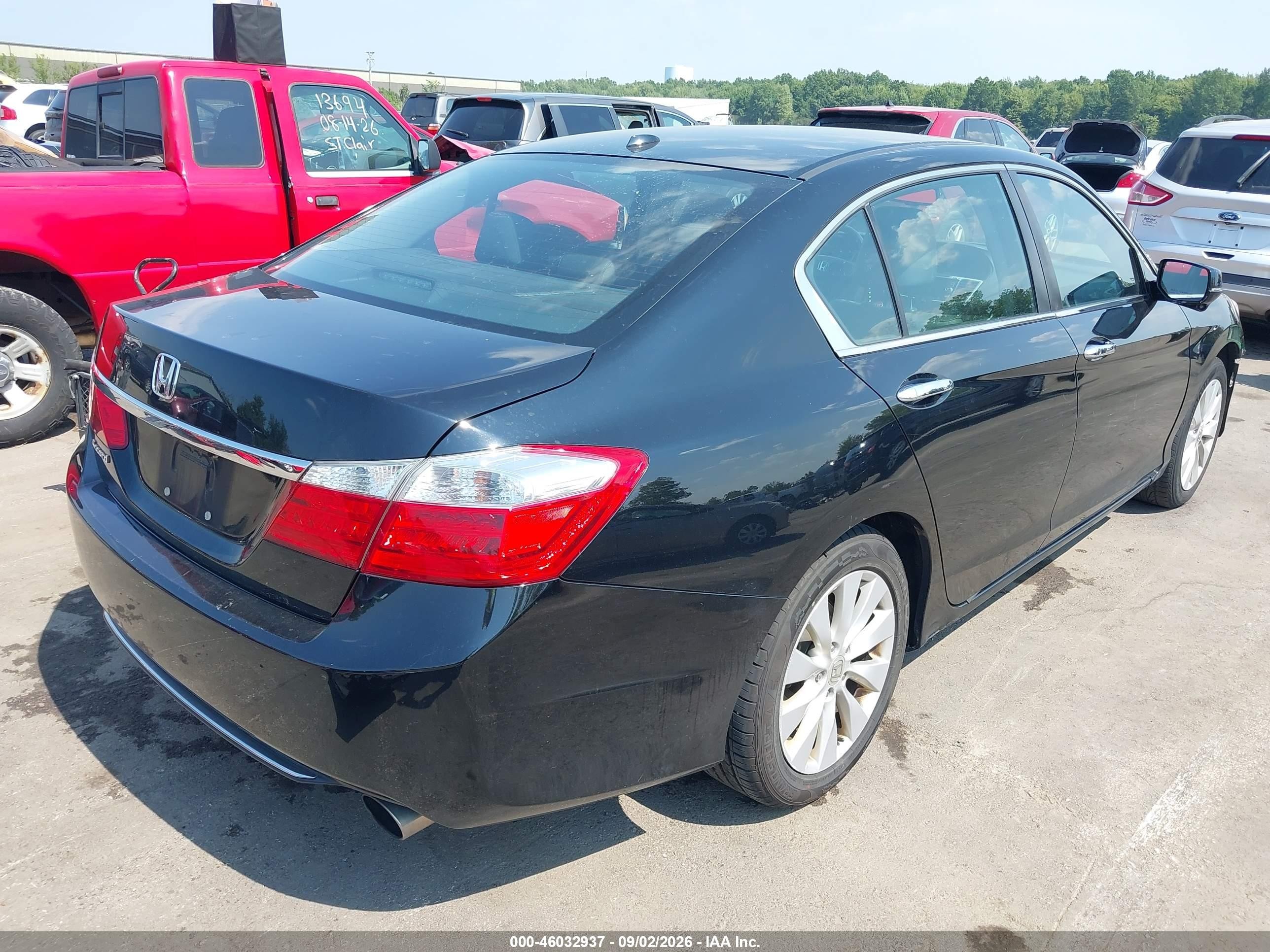 2015 Honda Accord Ex-l Black vin: 1HGCR2F89FA056356