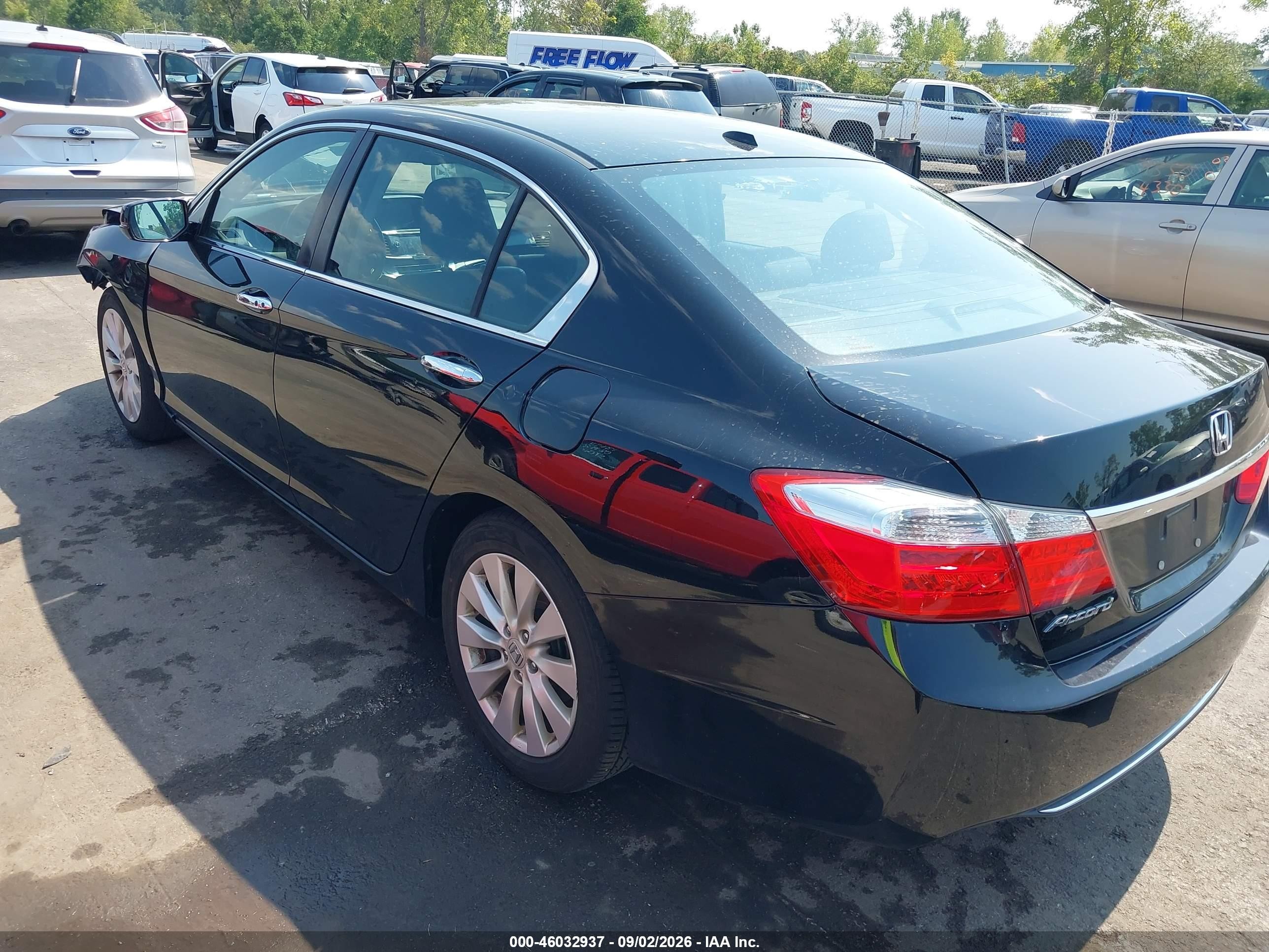 2015 Honda Accord Ex-l Black vin: 1HGCR2F89FA056356